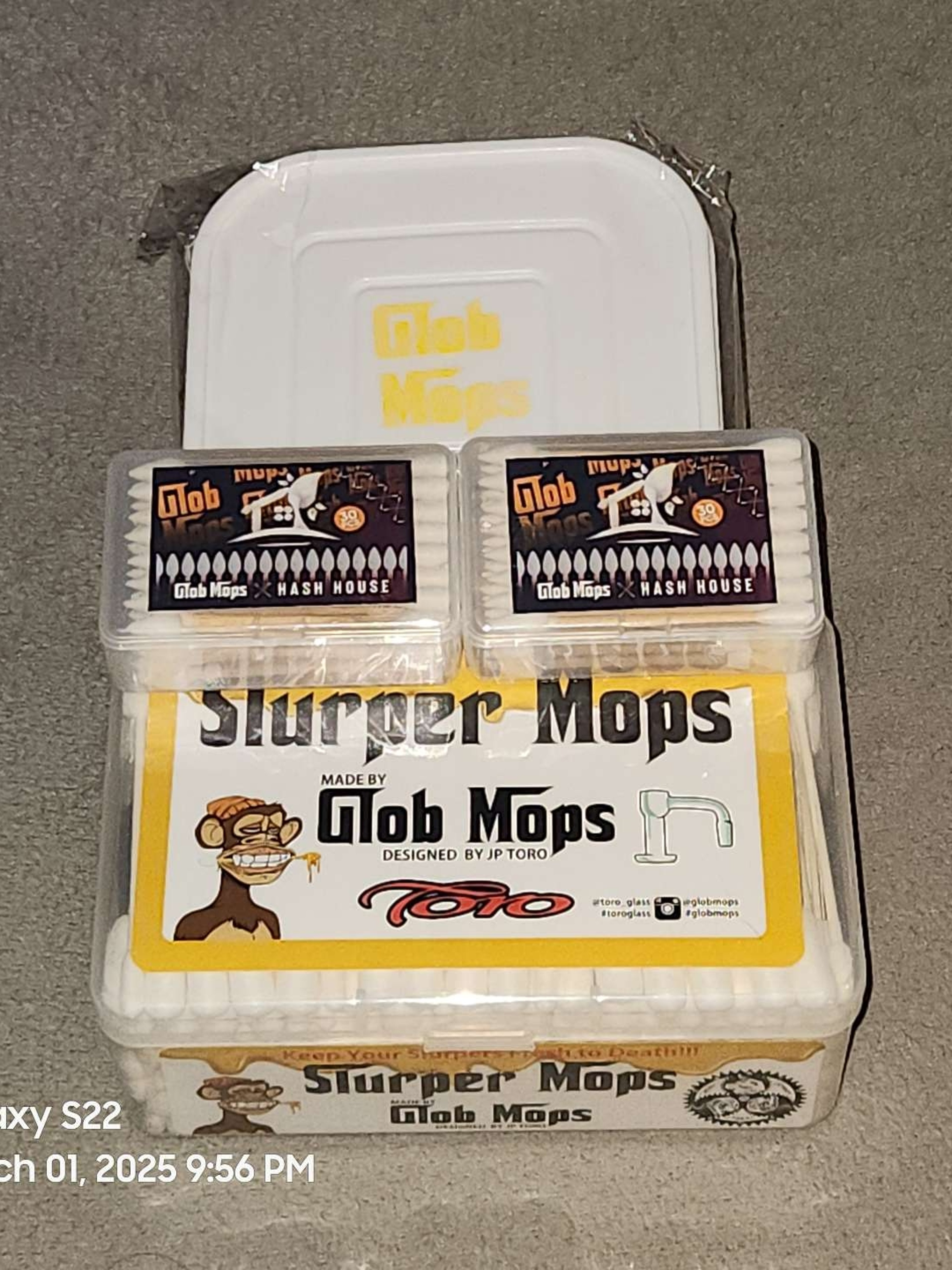 Preview pic of Glob mops bundle. Dunk station slurper mops