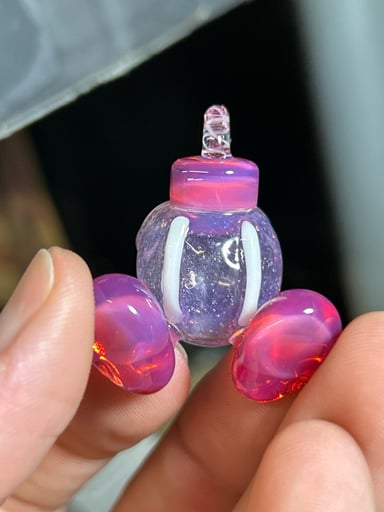 Preview pic of Crushed Opal and Karmaline Bobomb Pendant