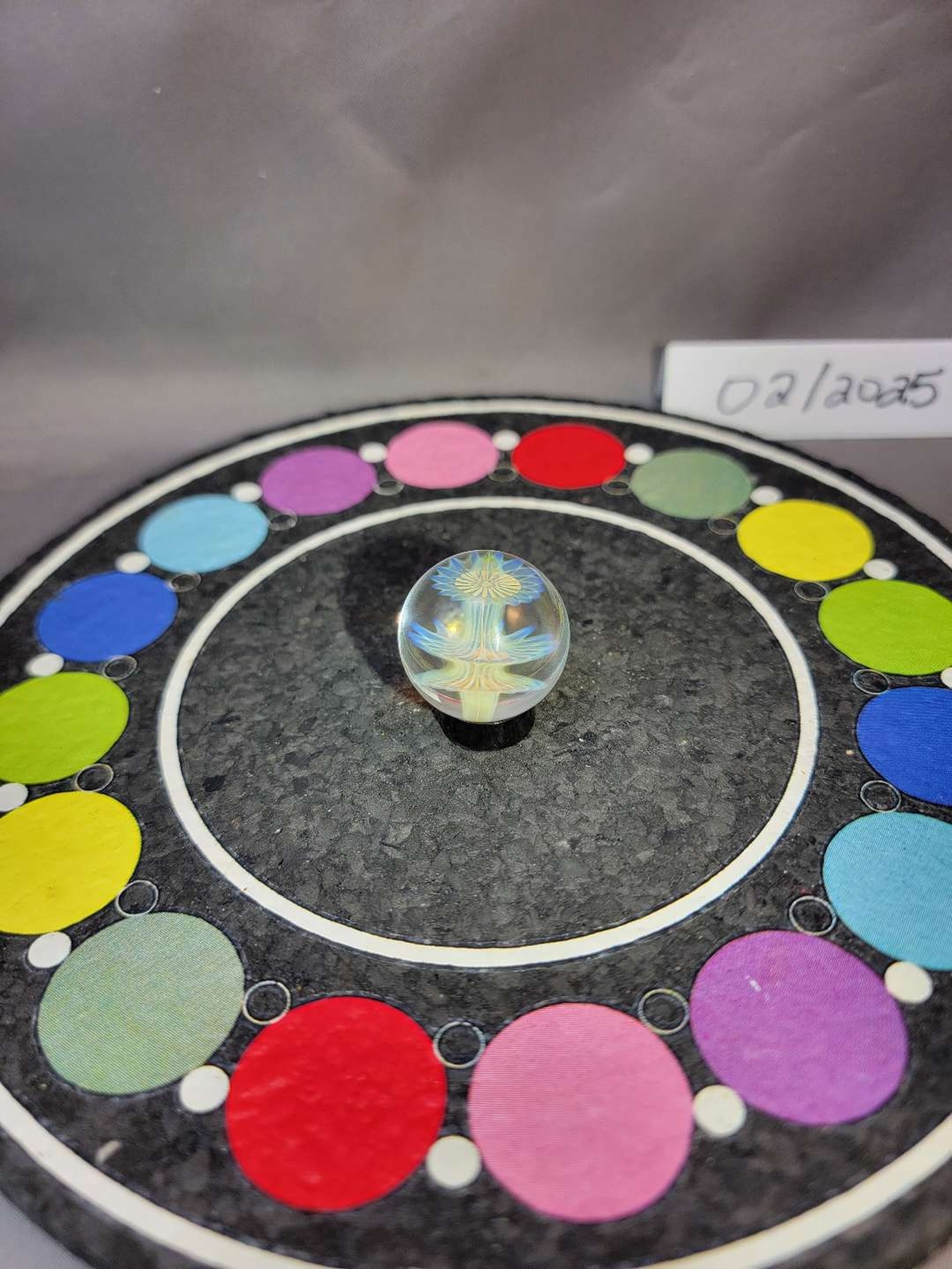 Preview pic of Worm Glass Fumed Marble