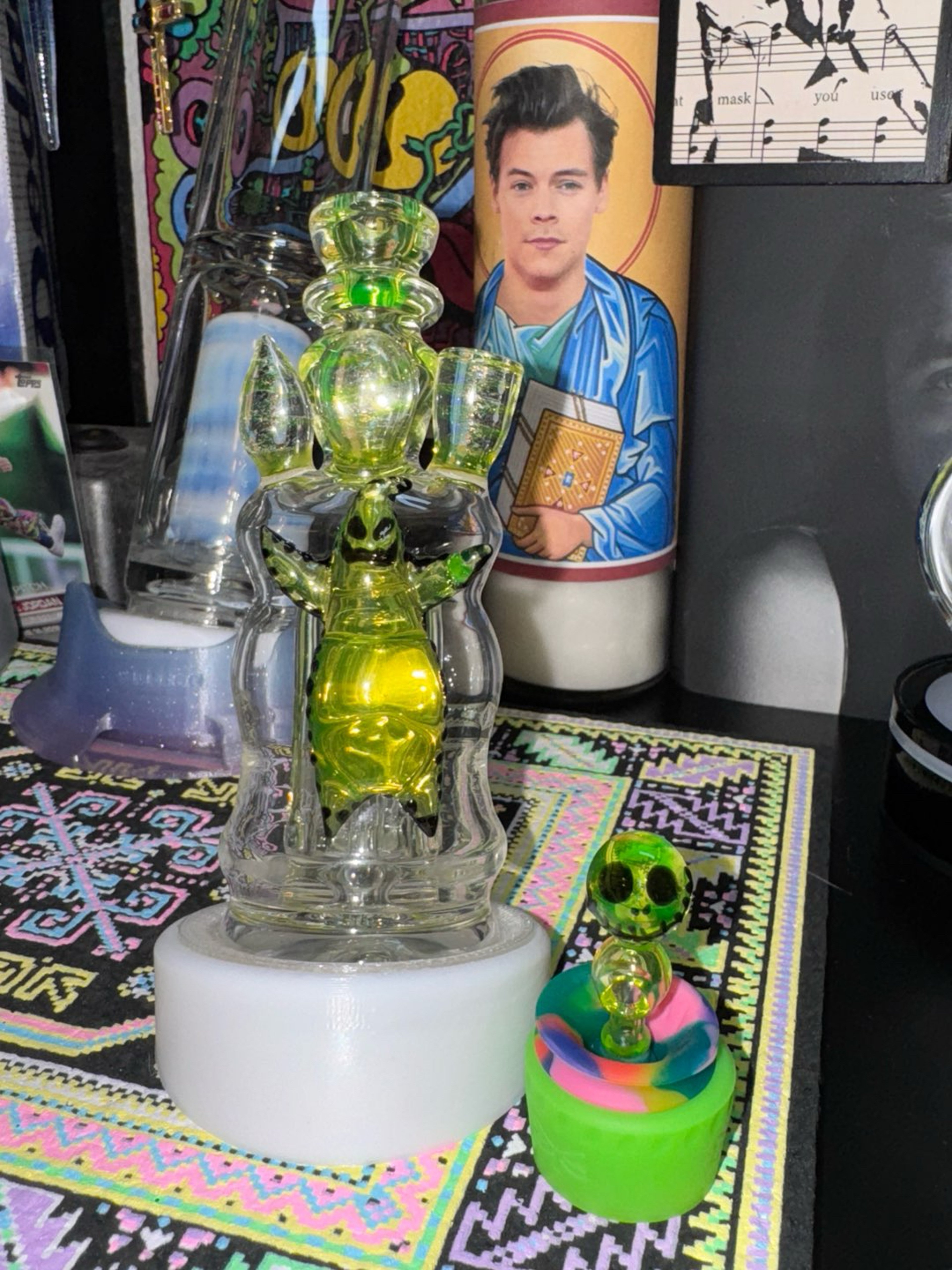Preview pic of Puffco Peak Top w/Matching Joystick- Oogie Boogie
