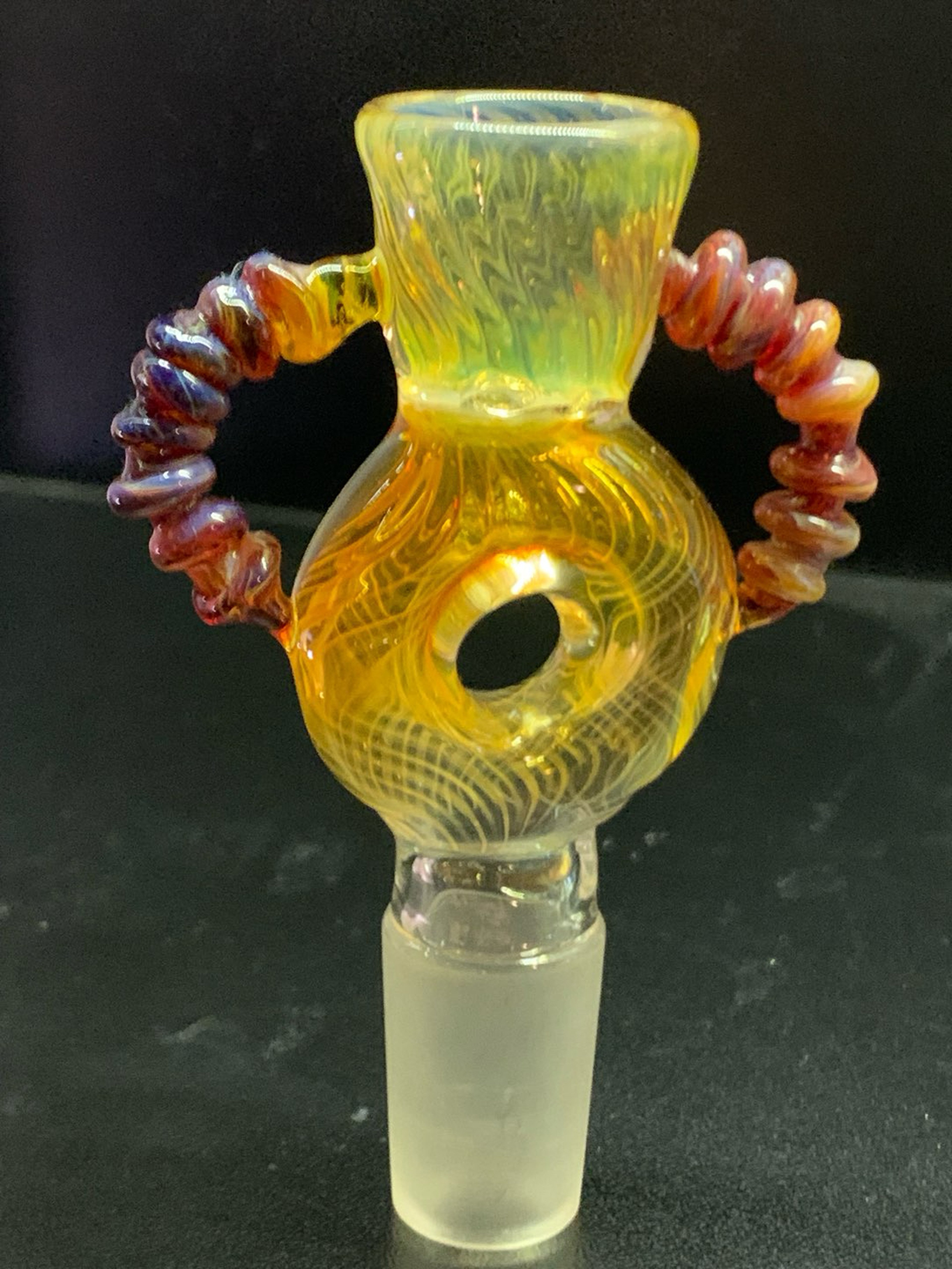 Preview pic of Fumed & scalloped donut slide