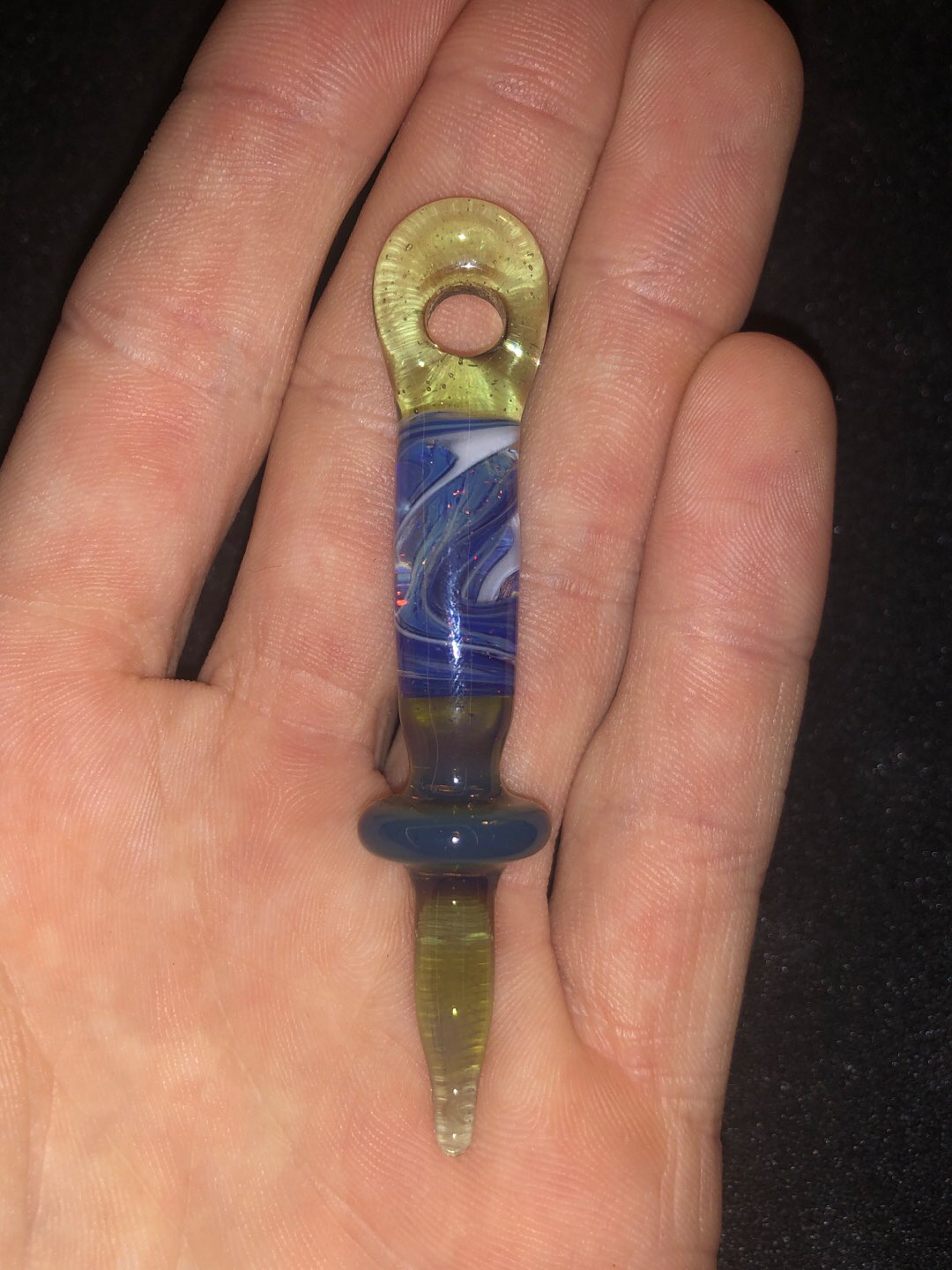 _dmglass2599_ pendant/dab tool/poker image 0