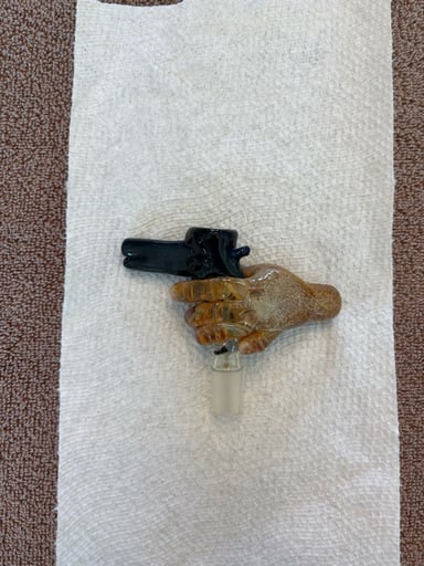 Preview pic of Gun and Hand Bowl Piece
