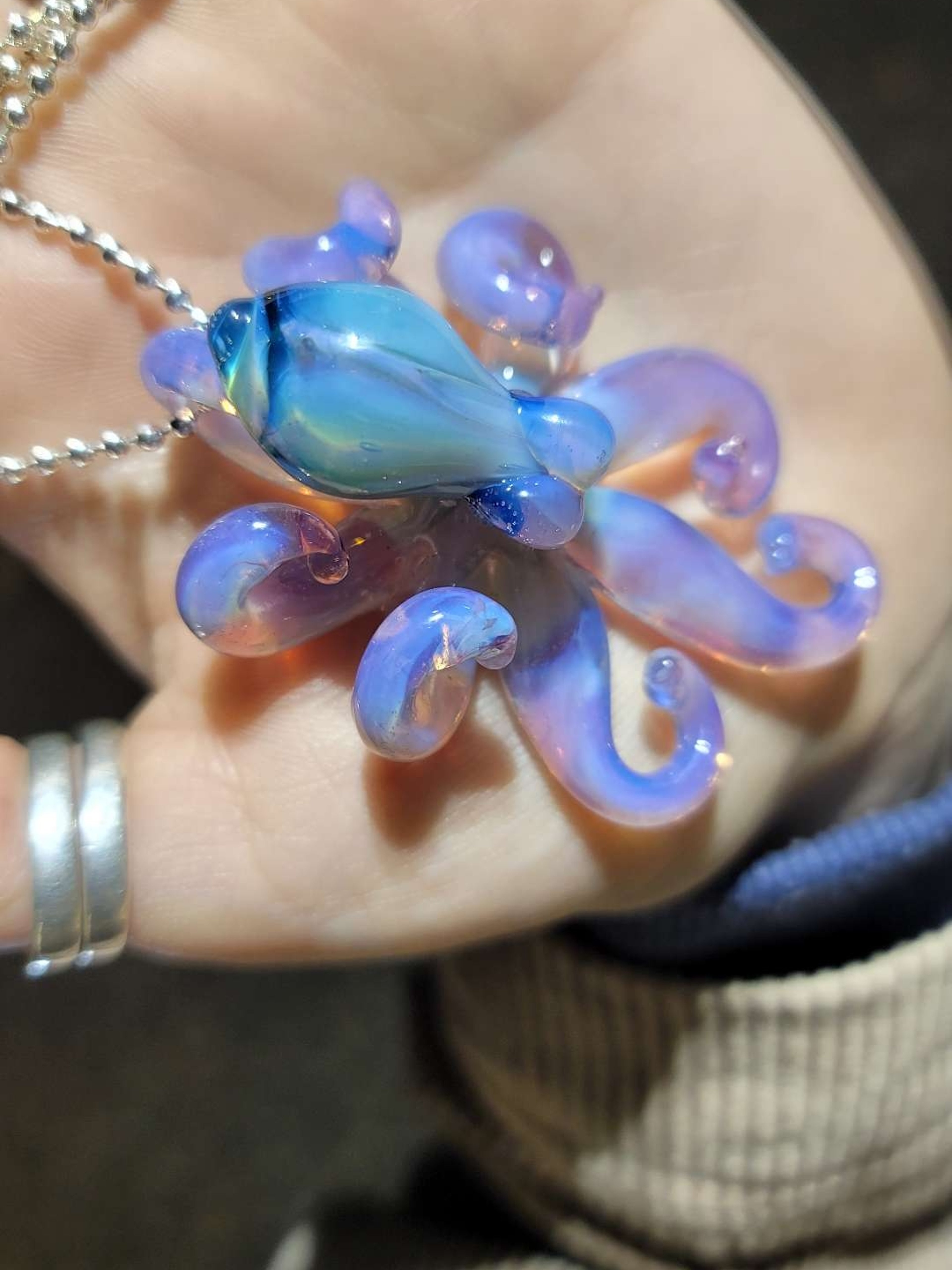 Preview pic of ¡The Opal Rainbow Kraken by Marilyn Ure!