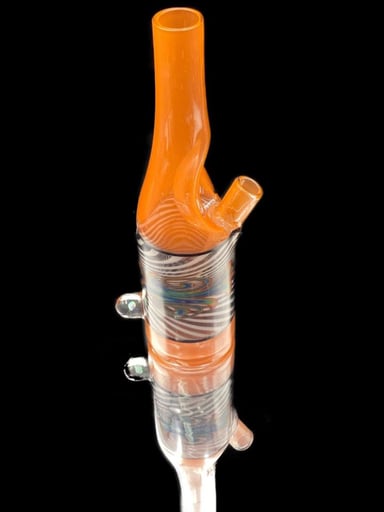 Preview pic of Glass Mechanic x WillStar Collab Line Work/Orange Sake Bottle