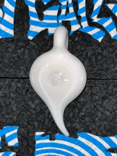 Preview pic of Lotus white opal pendant