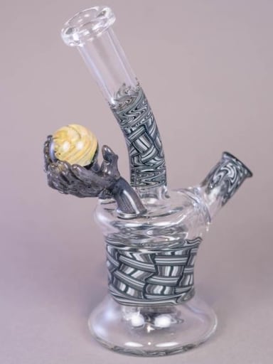 Preview pic of Glass Munky Black & White Chip Rig