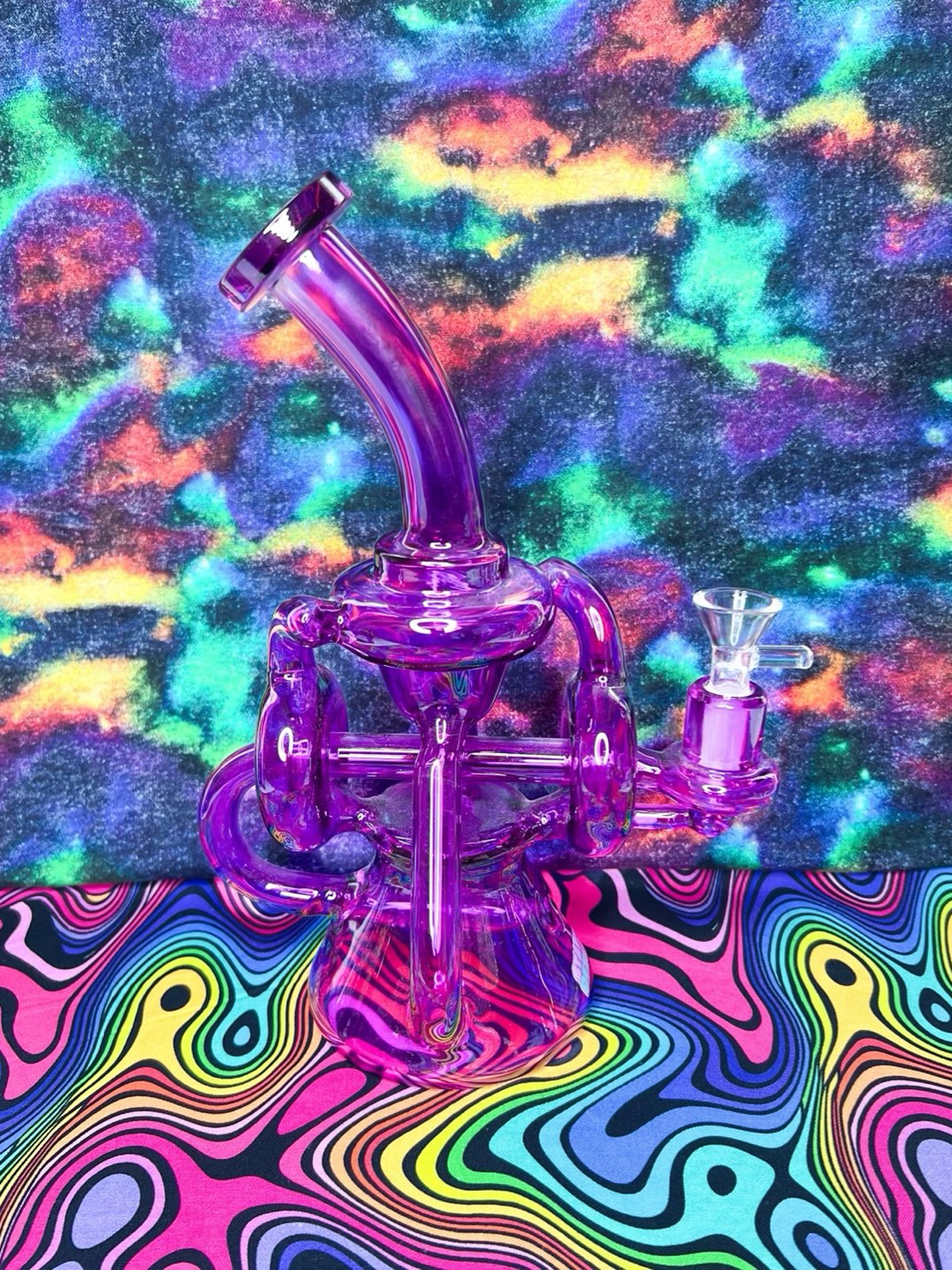 Preview pic of Fuchsia Recycler 9in Dab Rig