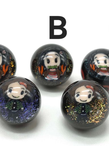 Preview pic of DEMON SLAYER milli marbles 1" - grimmglass