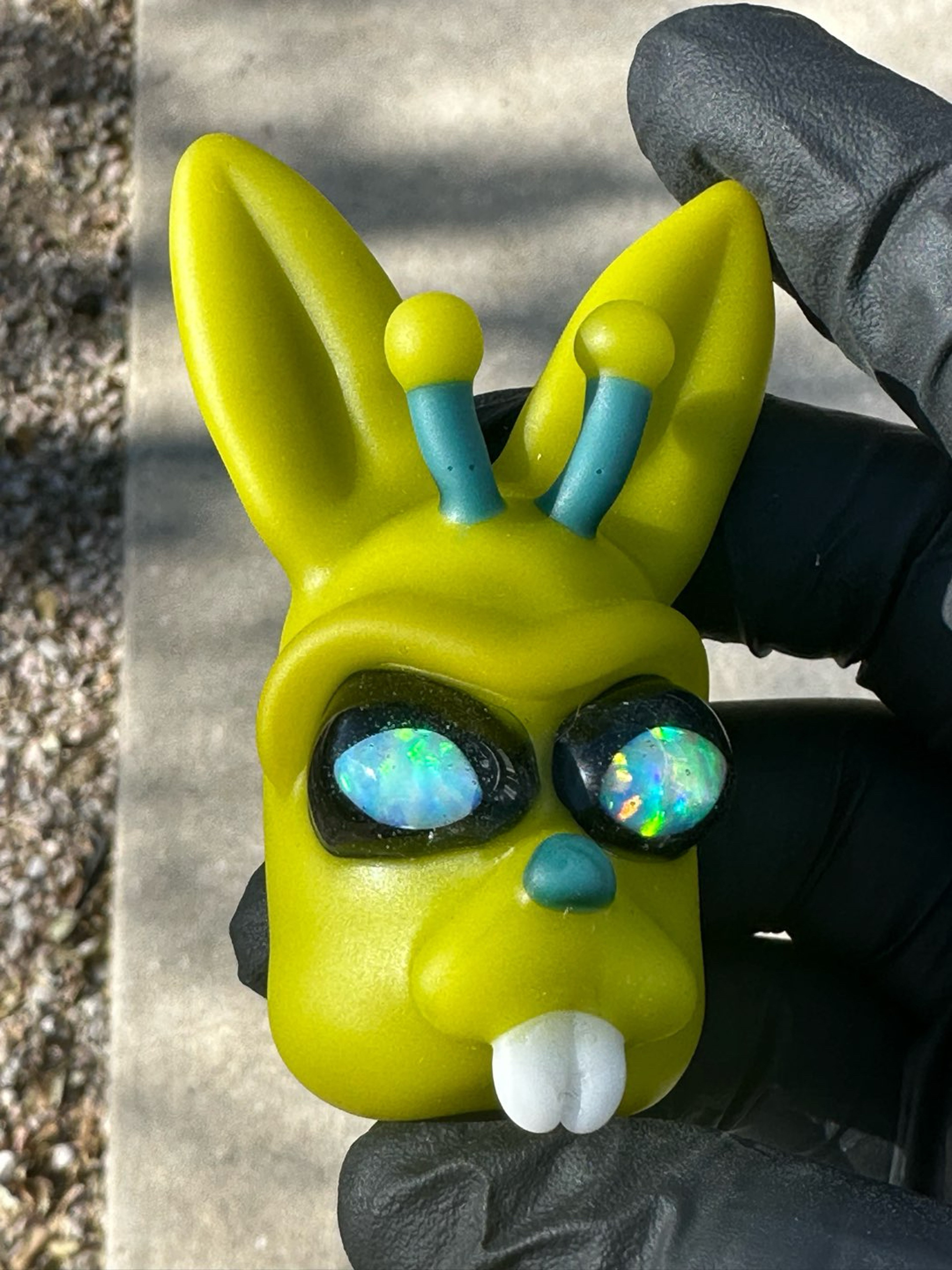 Preview pic of Ryder Opal Eyed Invader Bunny Pendy