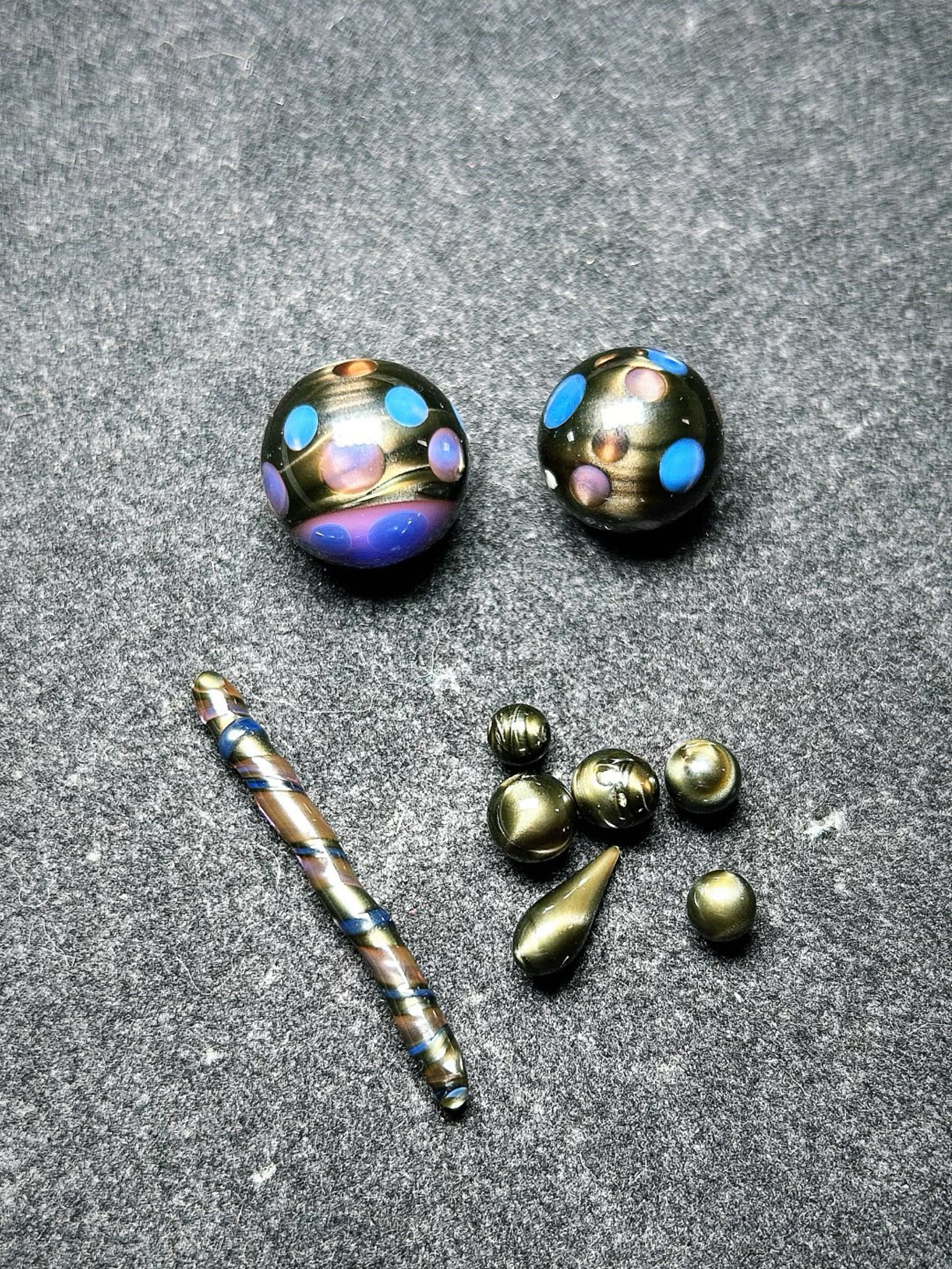Preview pic of 9-Piece Terp Slurper Set by MarvinsGlass 🪵