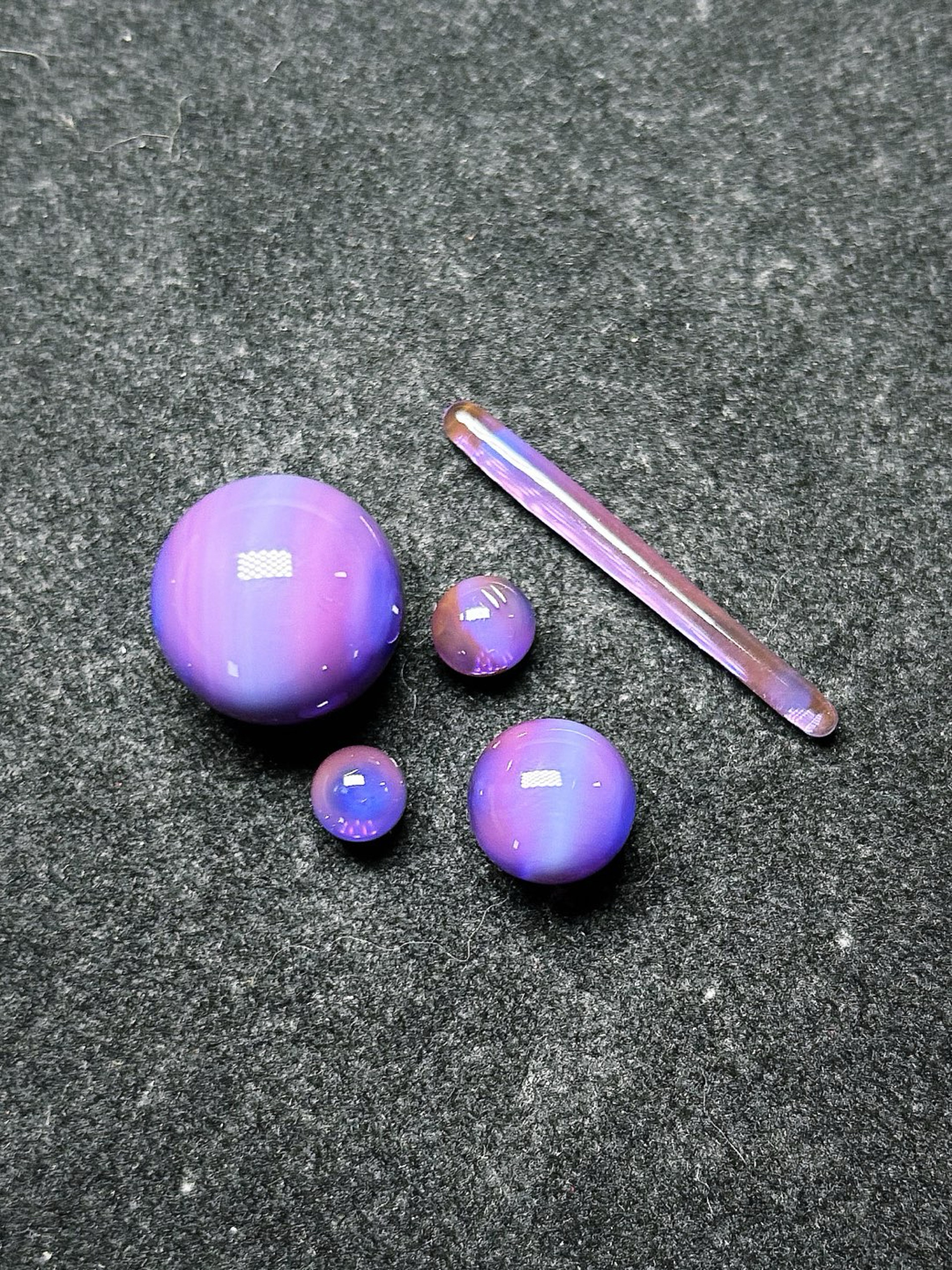 Preview pic of 5 piece Royal Jelly Terp Slurper Set 💜