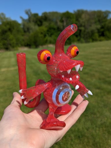 Preview pic of AKAME GLASS STANDING MONSTER DAB RIG