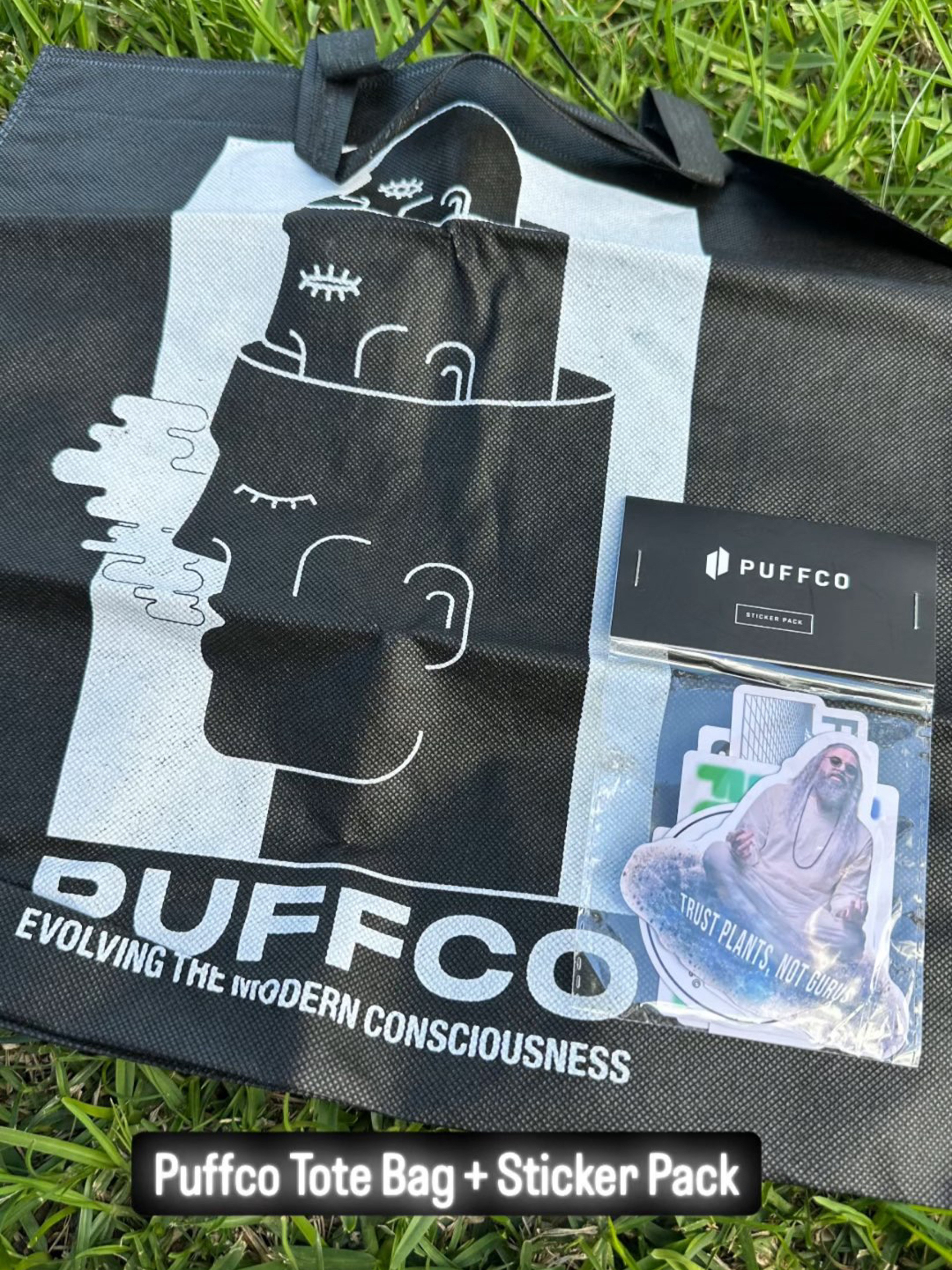 Preview pic of Puffco Tote Bag + Puffco Sticker Pack
