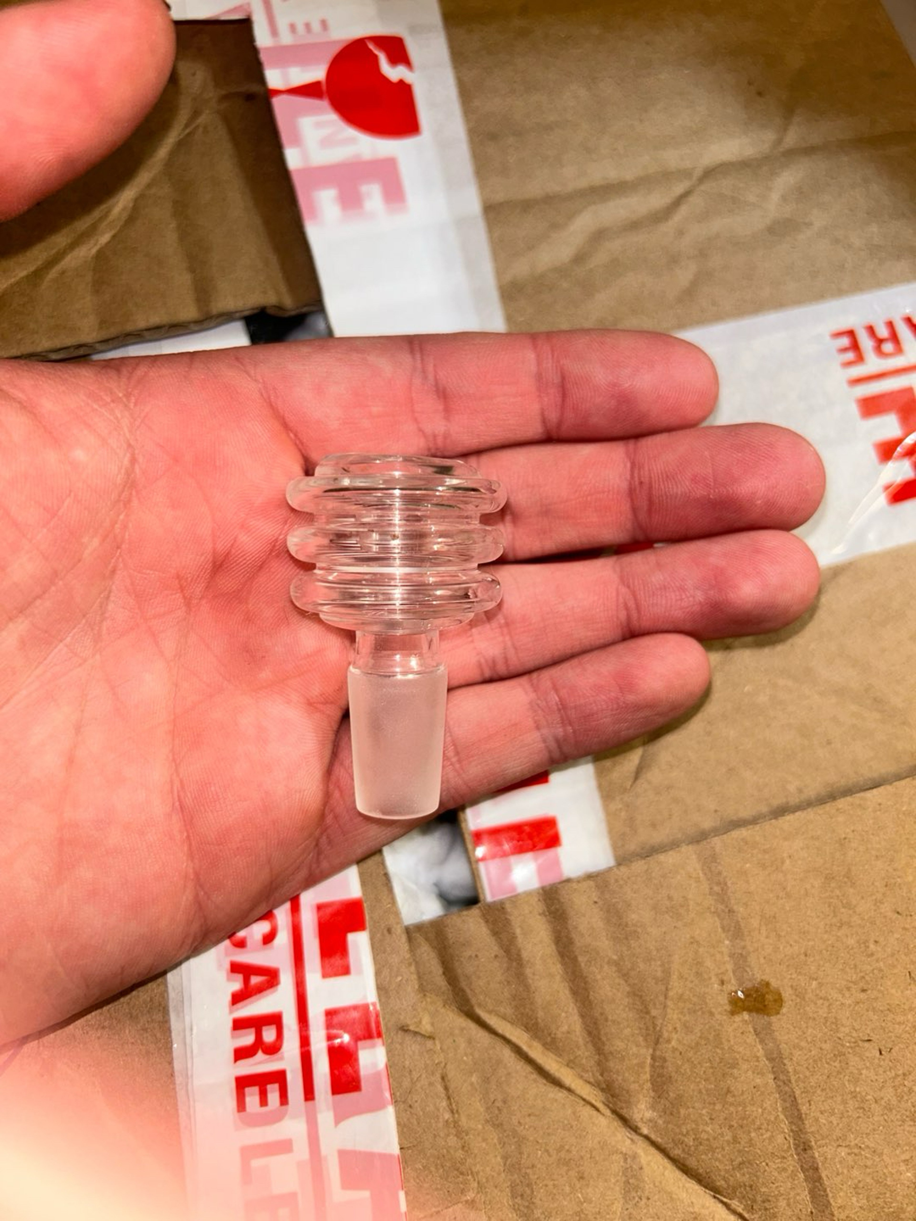 Preview pic of 3-Stack Clear 14mm Slide / Bowl
