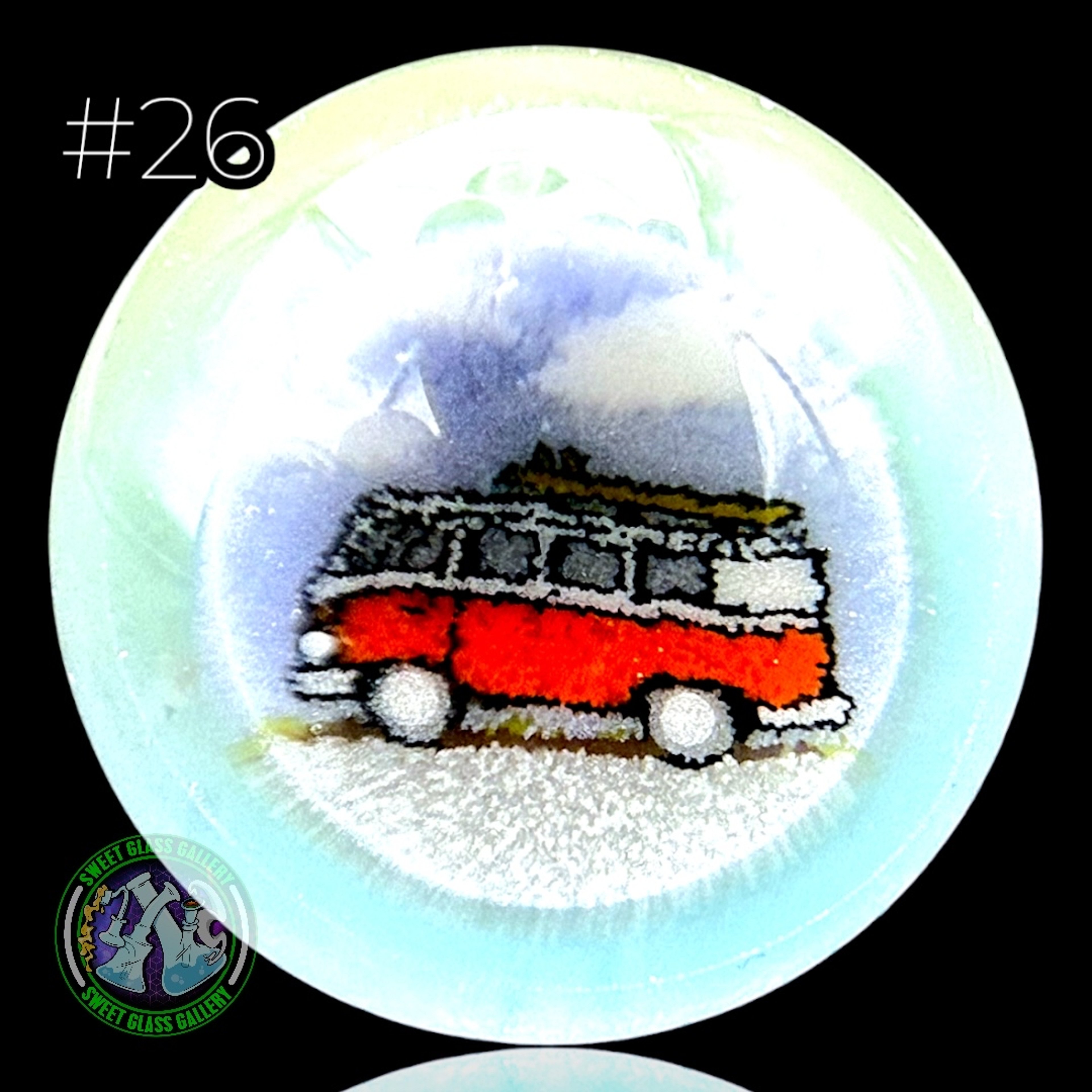 Keys Glass - Marble #26 - VW Bus image 0