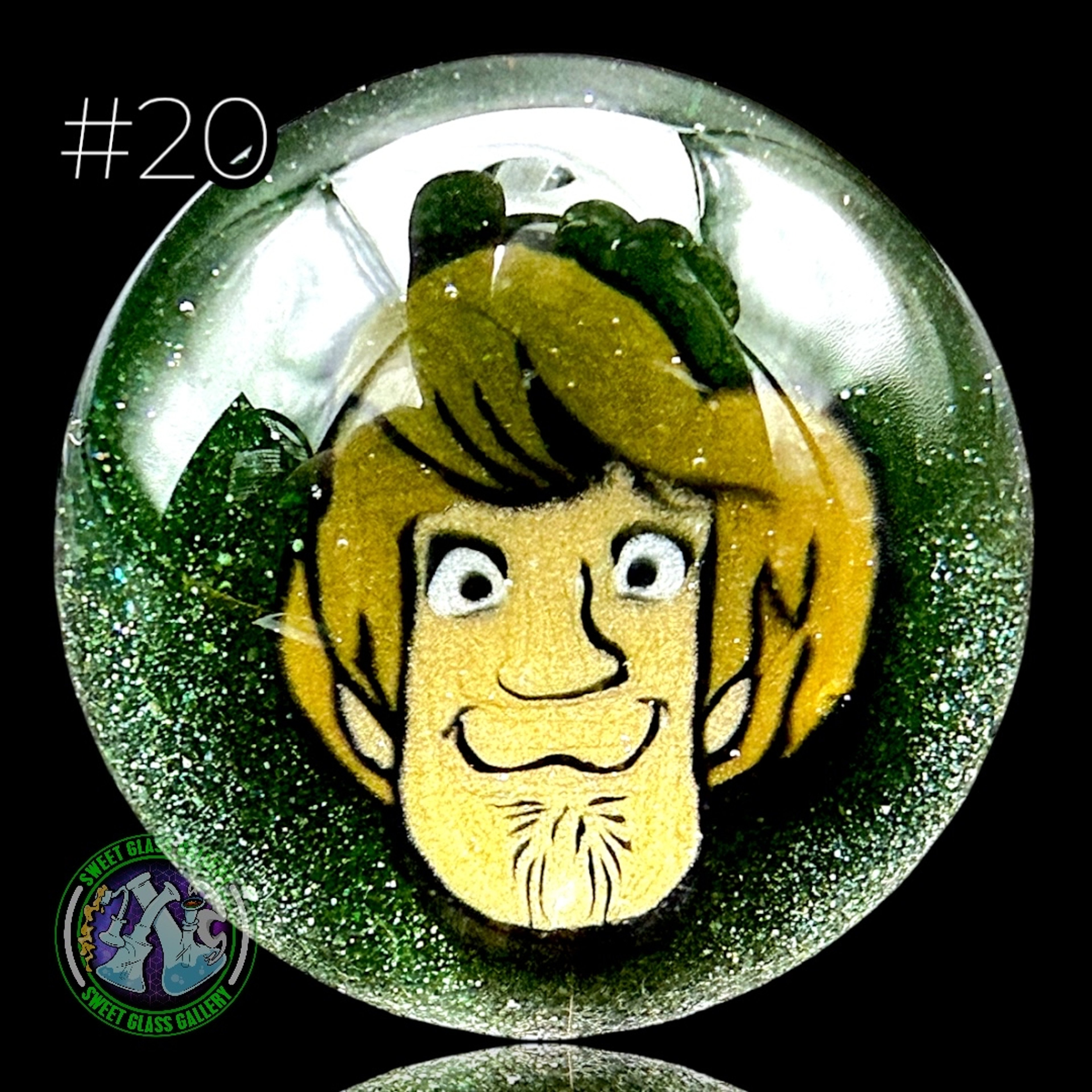 Preview pic of Keys Glass - Marble #20 - Shaggy Scooby Doo