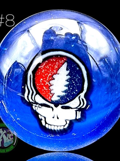 Preview pic of Keys Glass - Marble #8 - Grateful Dead