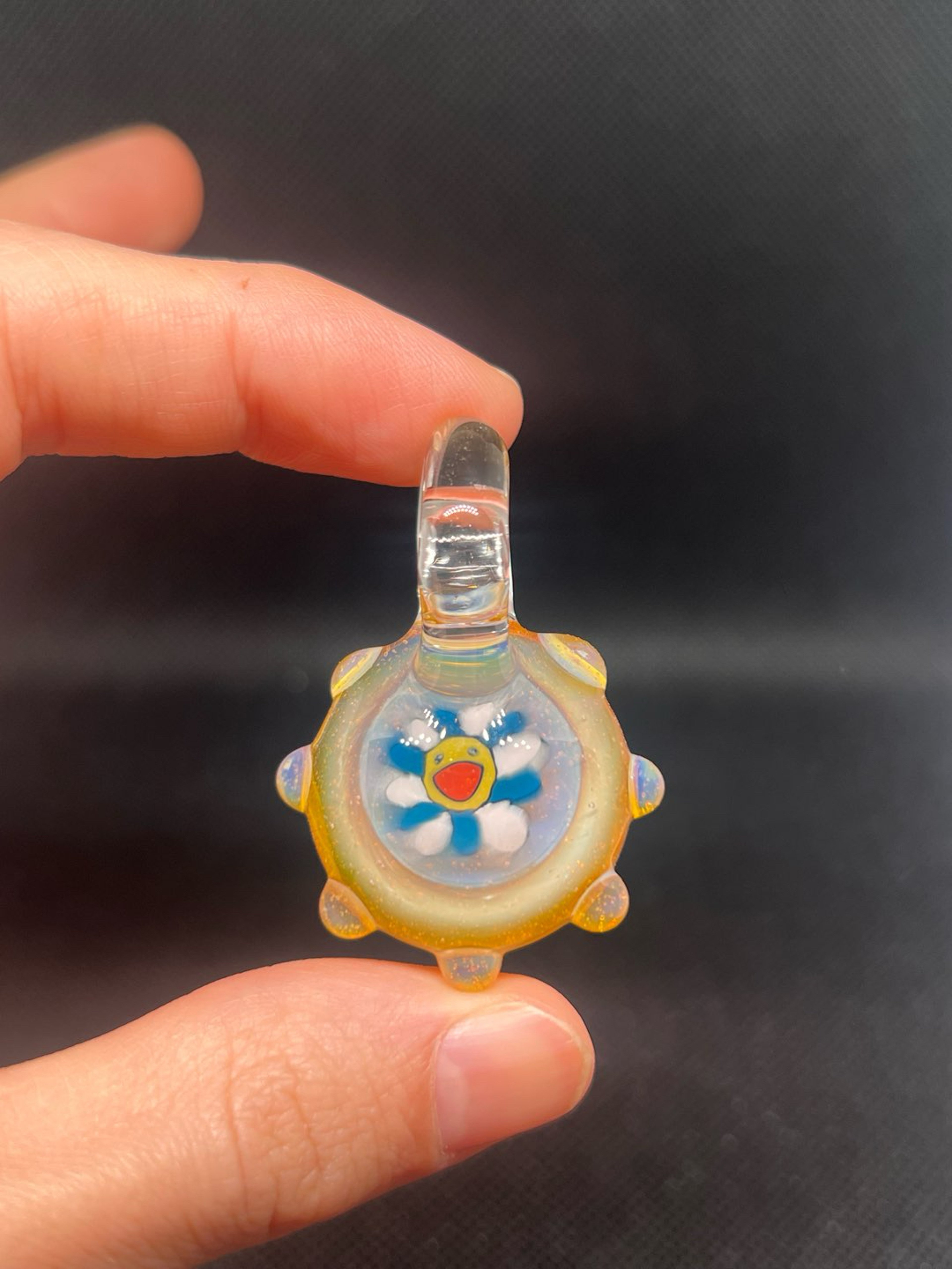 Preview pic of UV Takashi Murakami Flower Mille Pendant