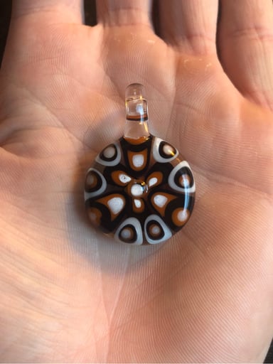Preview pic of Clouds of glass dotstack pendy