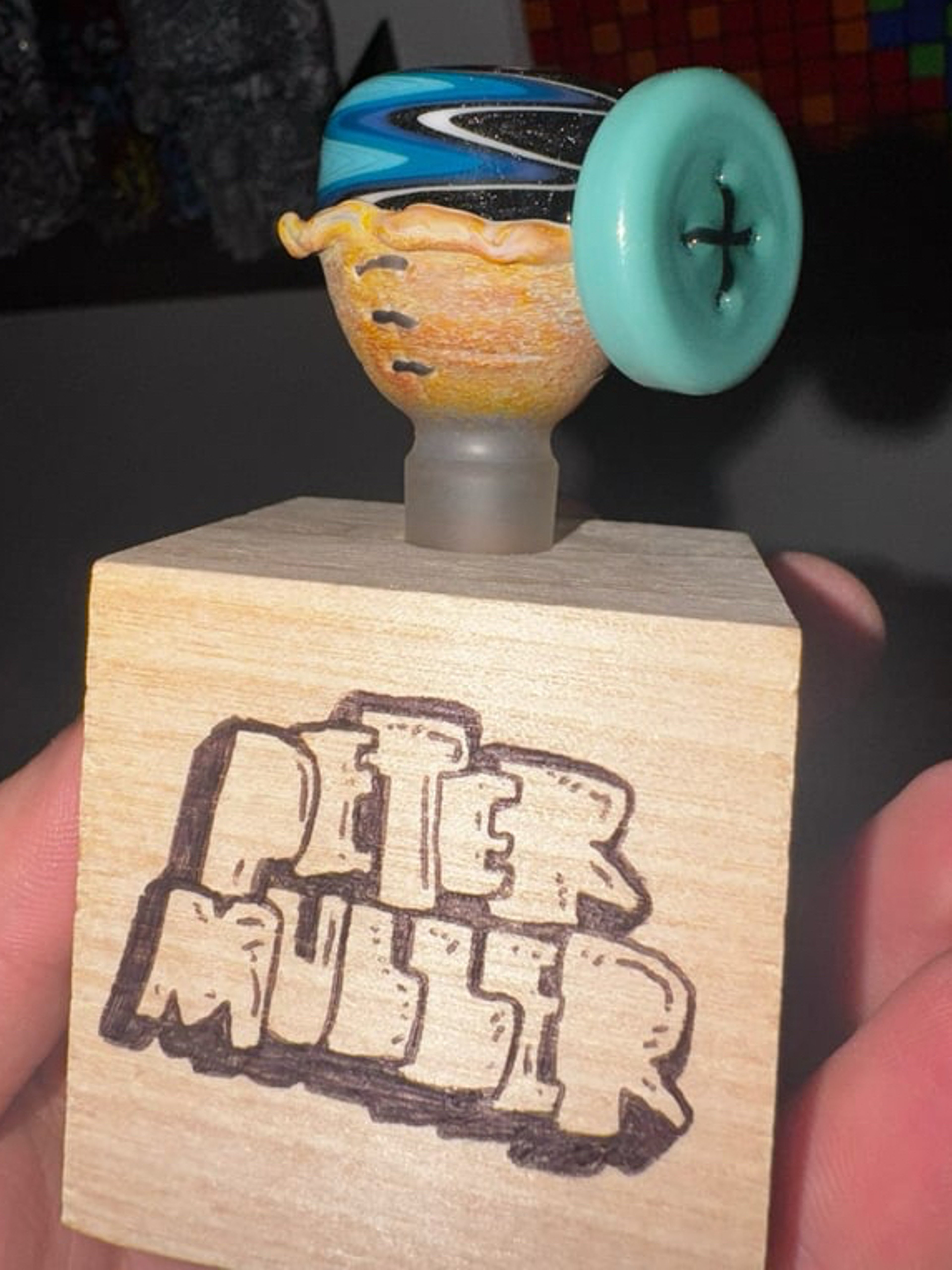 Preview pic of Muller Glass Worked Bowl