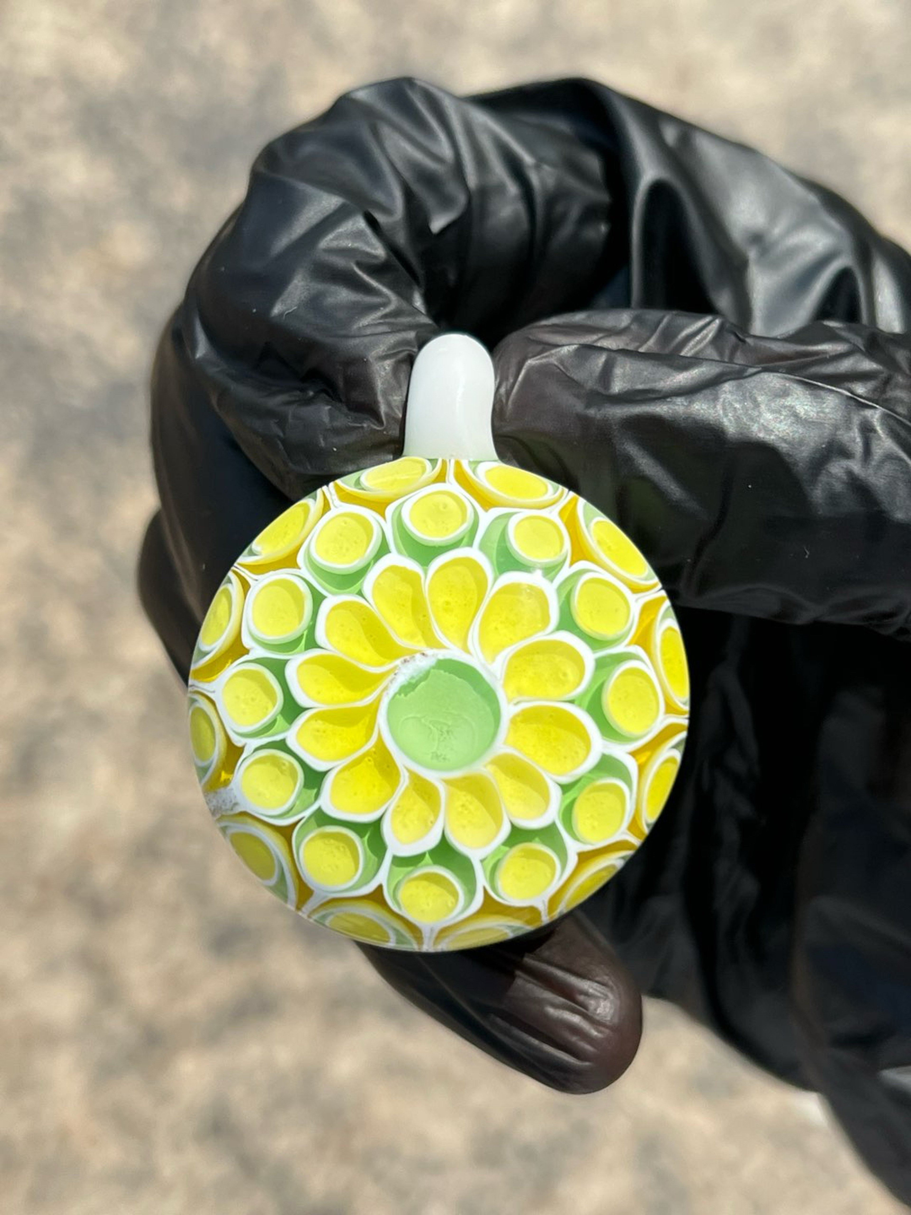 Preview pic of RL Functiononal Canary / Green Dot Stack Pendy