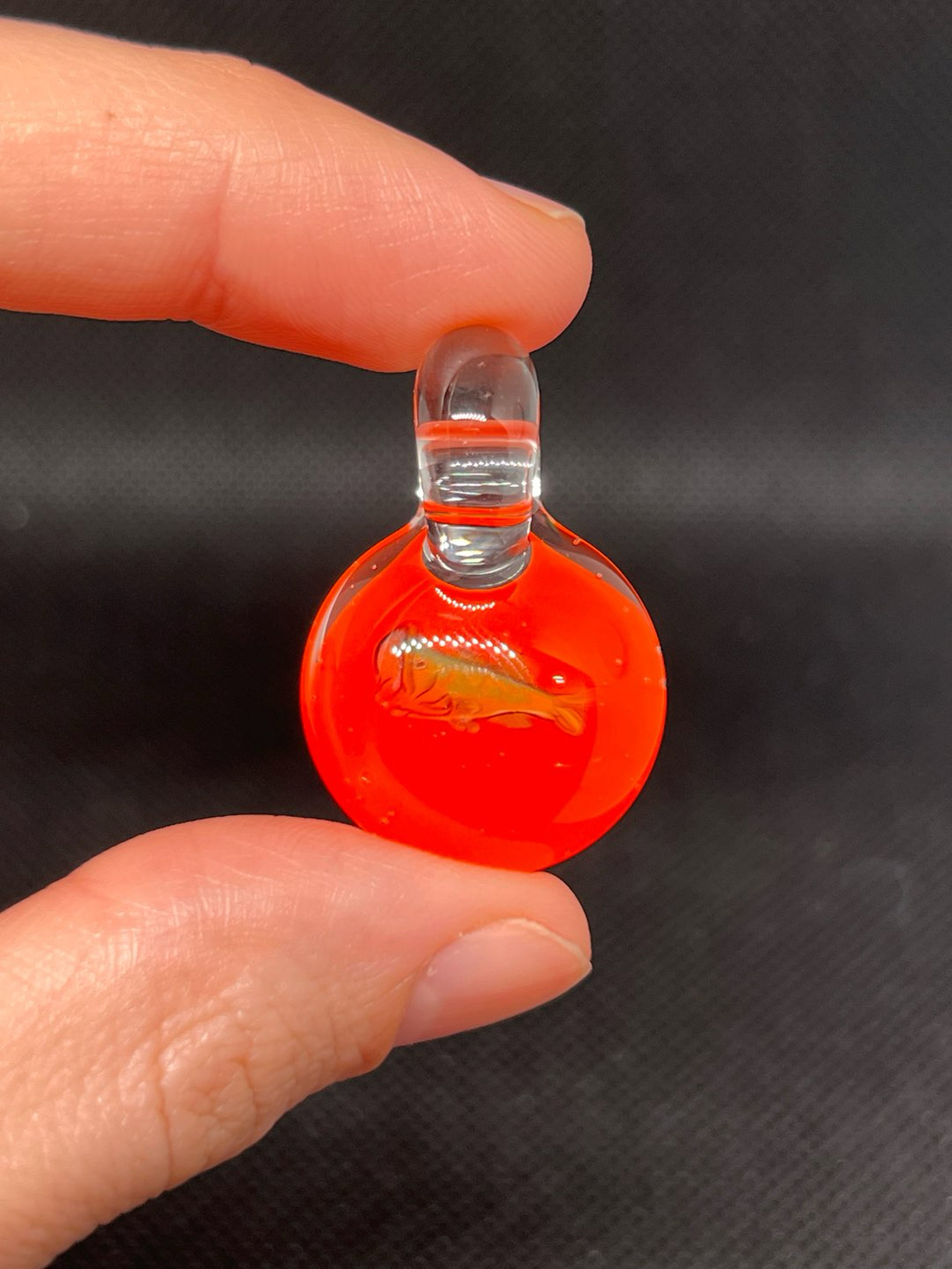 Preview pic of UV Bass Fish Mille Pendant