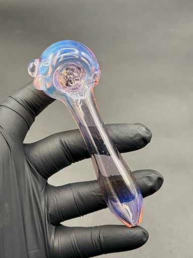 Preview pic of Amethyst silver fumed spoon