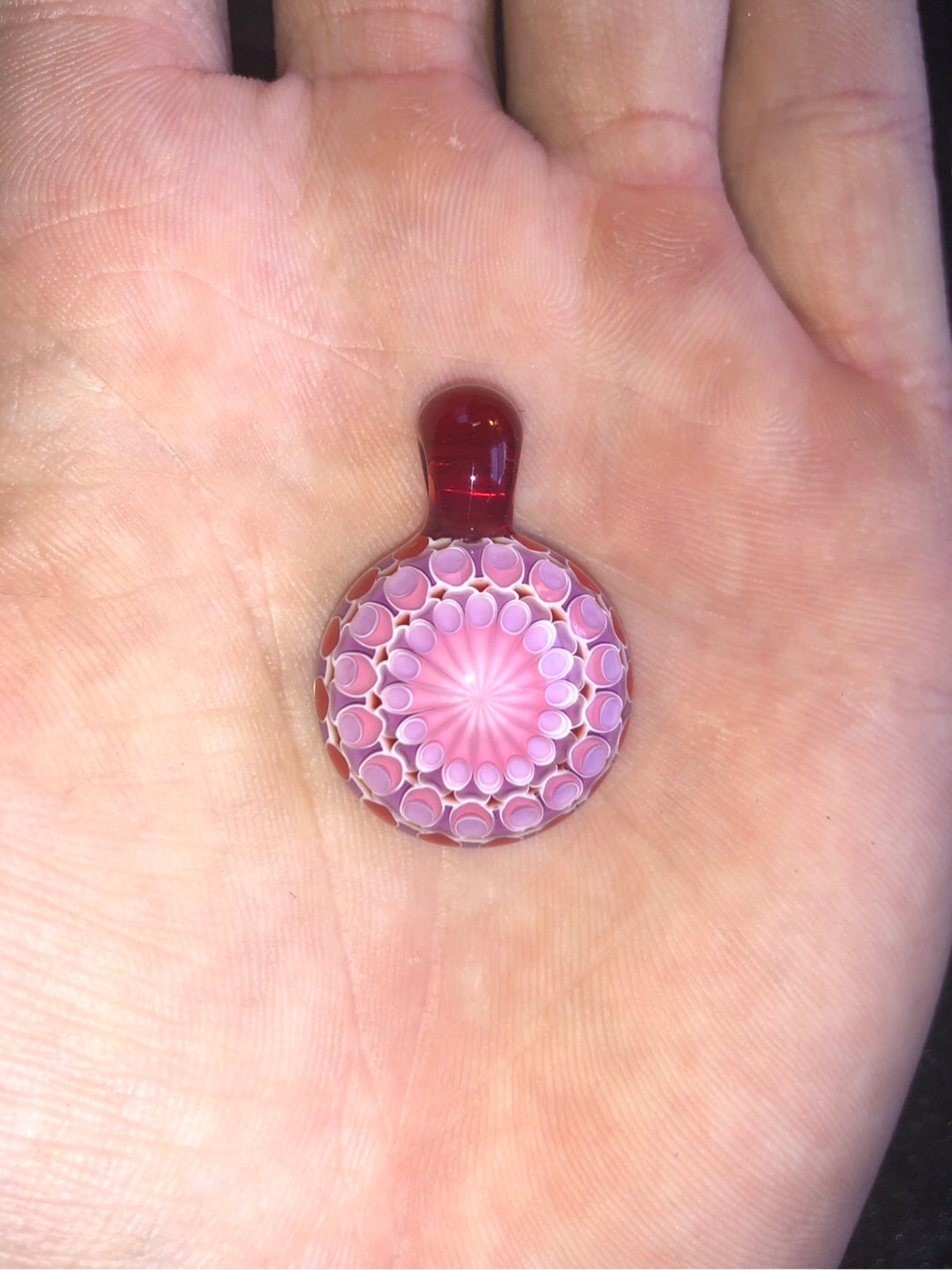 Preview pic of Olour glass mini dotstack pink