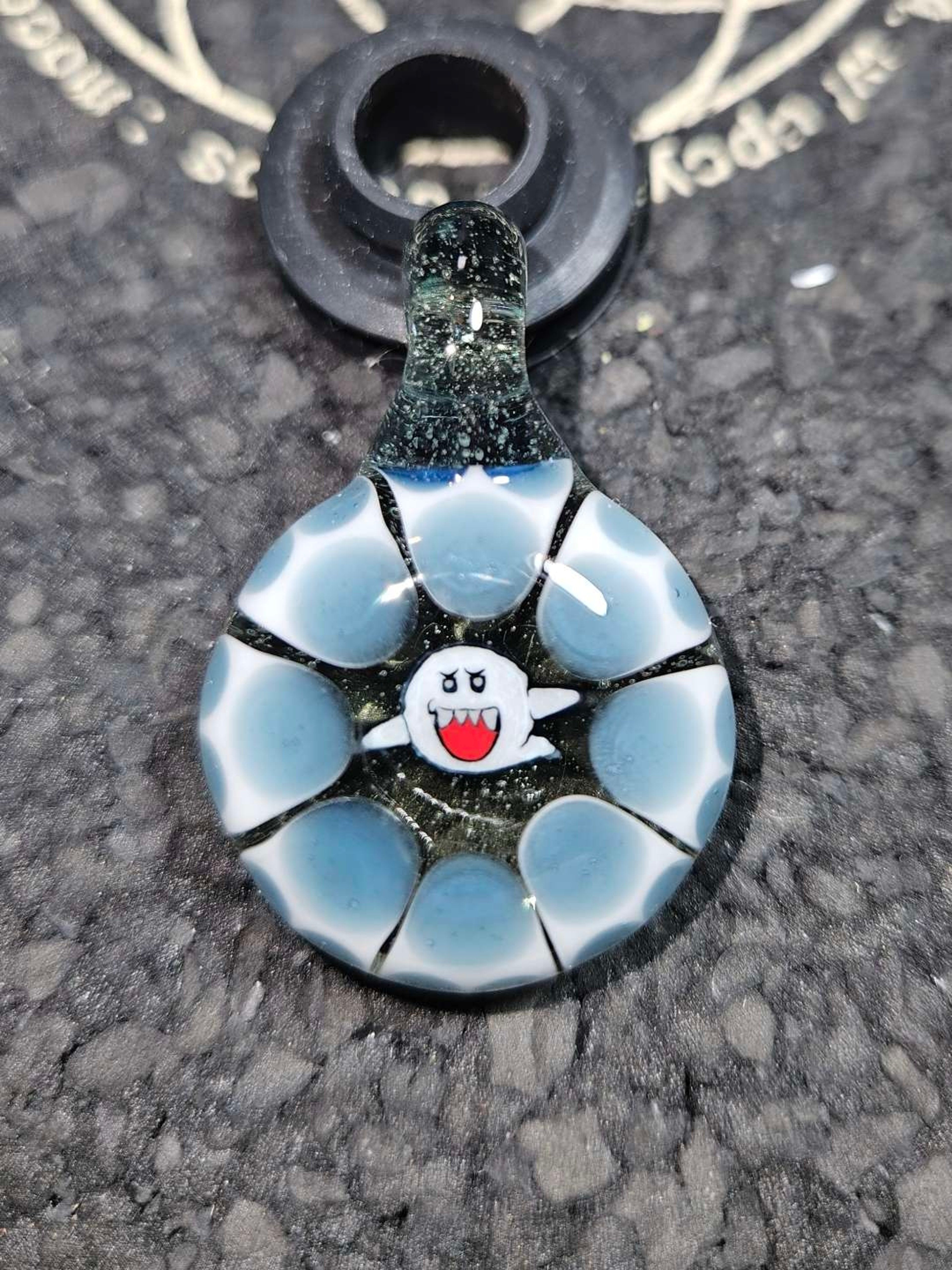 Preview pic of 'Boo' milli dotstack pendant