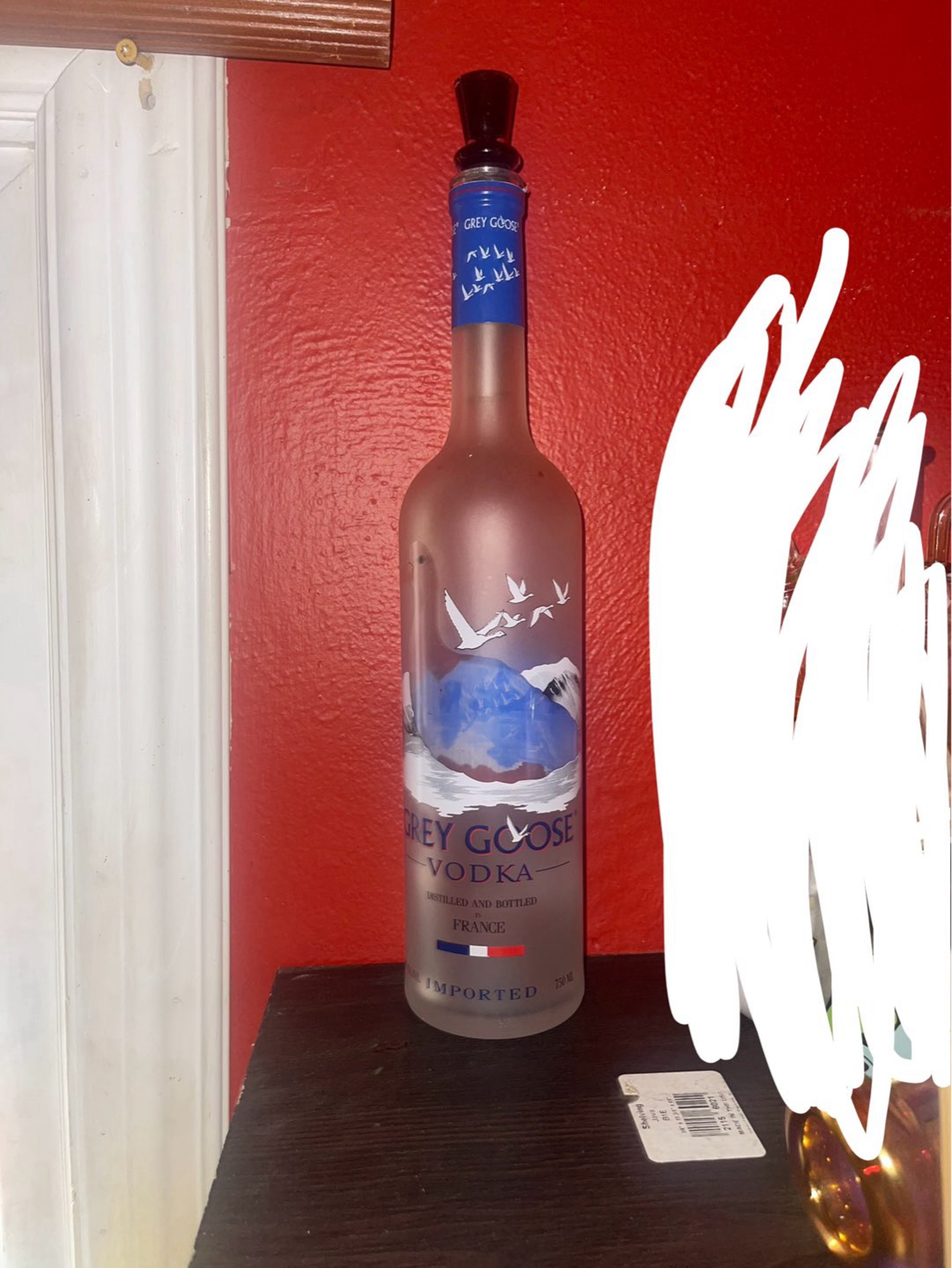 Preview pic of Handmade Grey Goose gravity bong