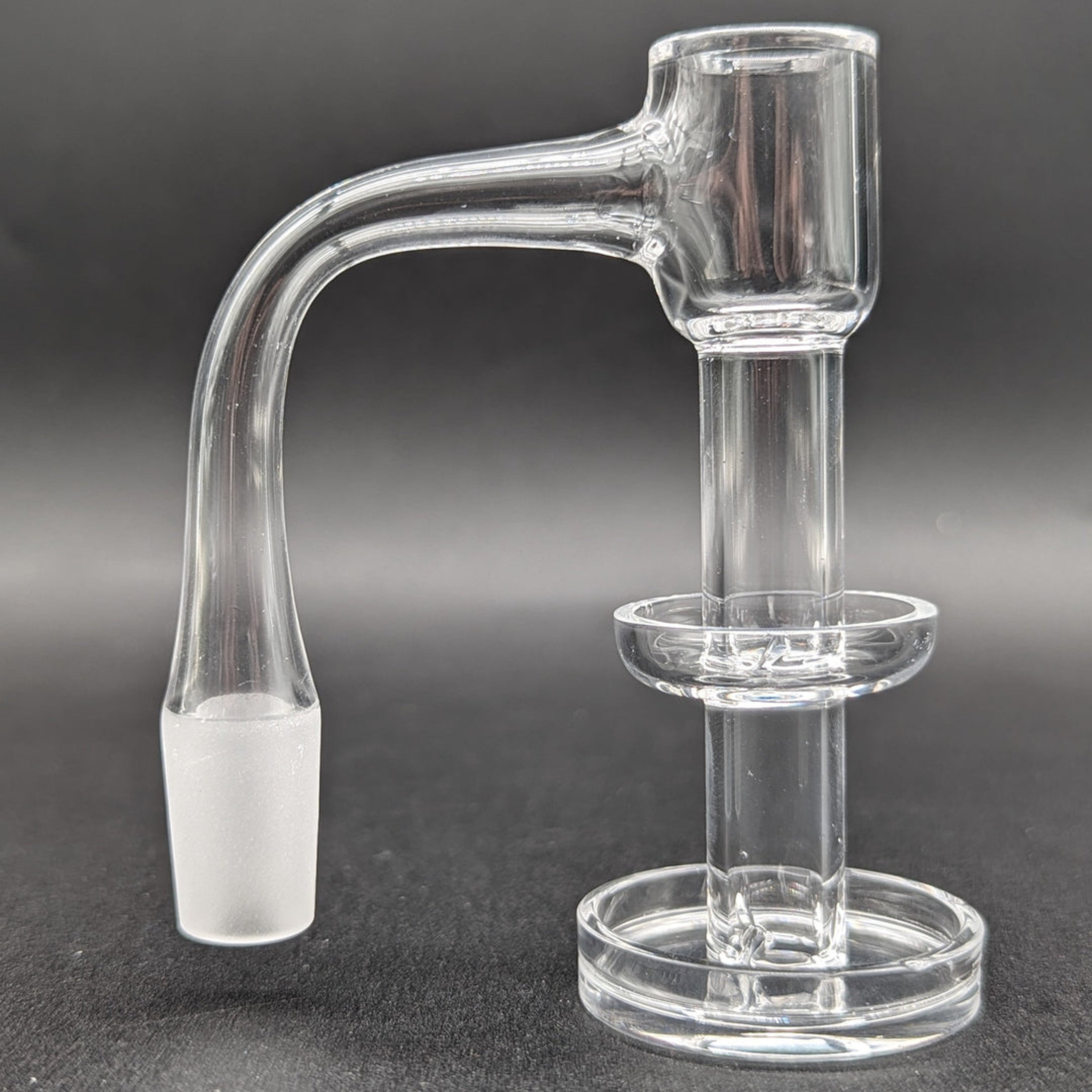 Preview pic of FULL WELD DOUBLE DISH QUARTZ BANGER