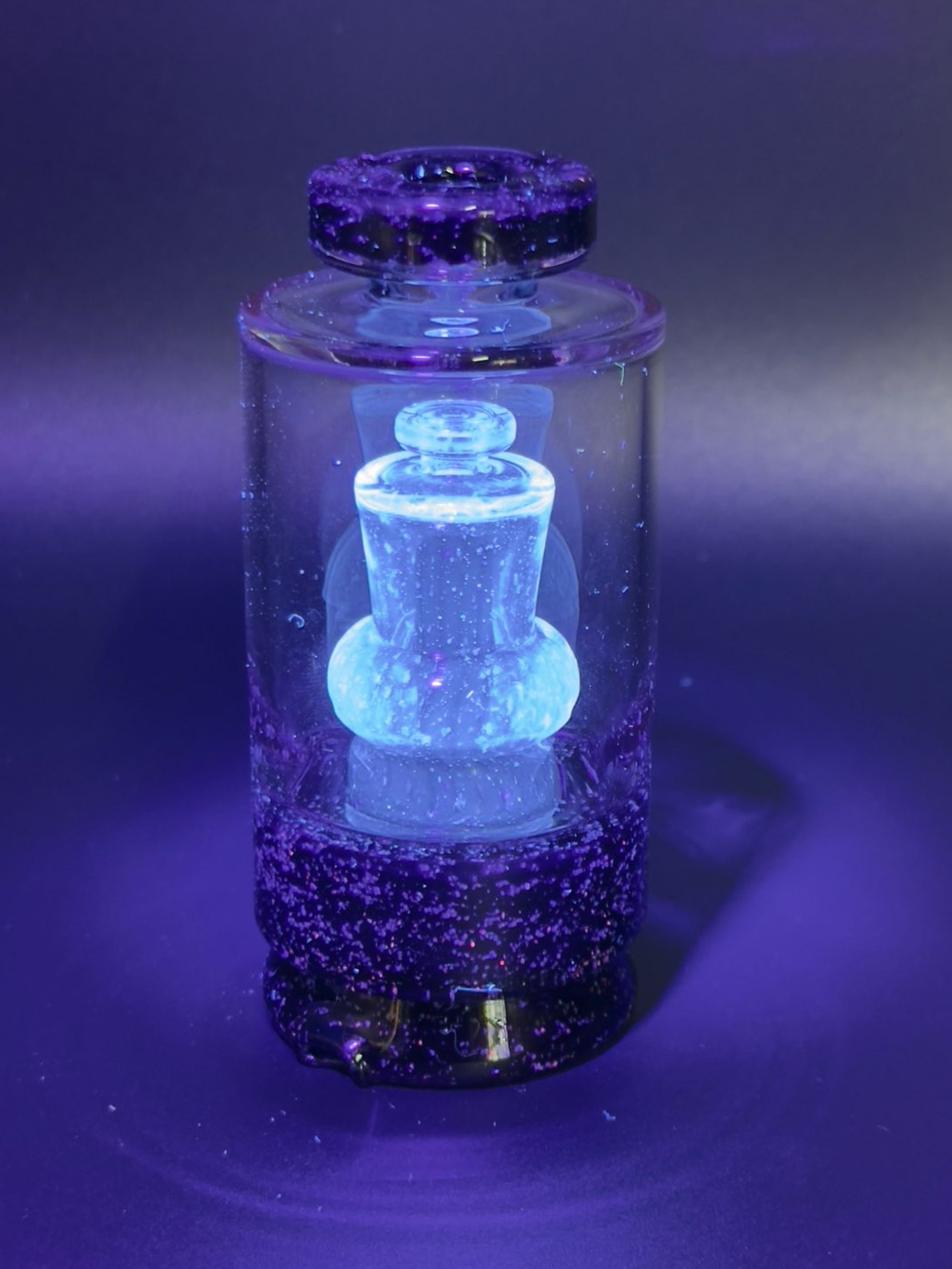 Preview pic of Spiders Glass 2022 Crushed Opal and BluV 2-Hole
