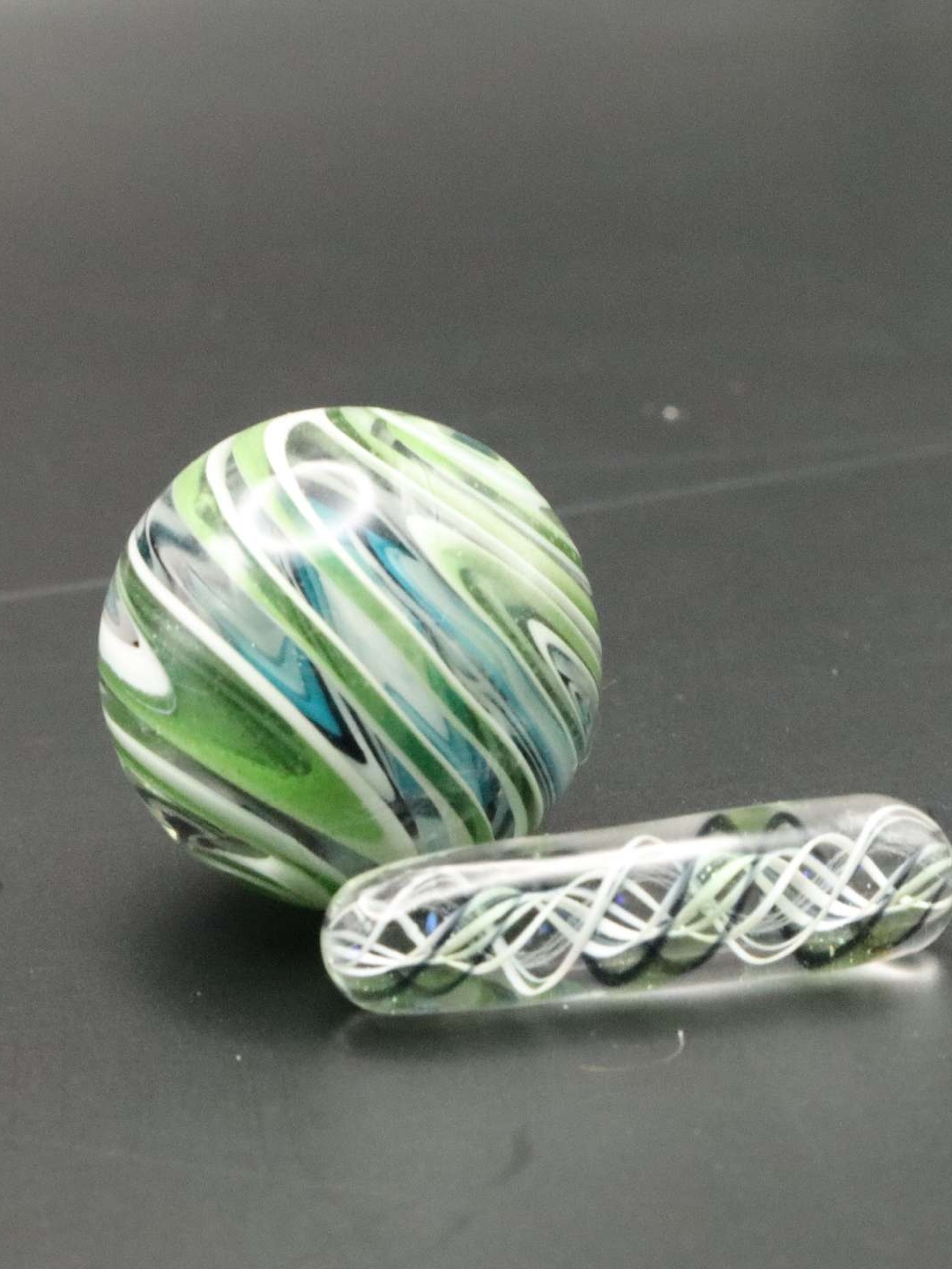 Preview pic of Bronx Glass Green Terp Slurp Set