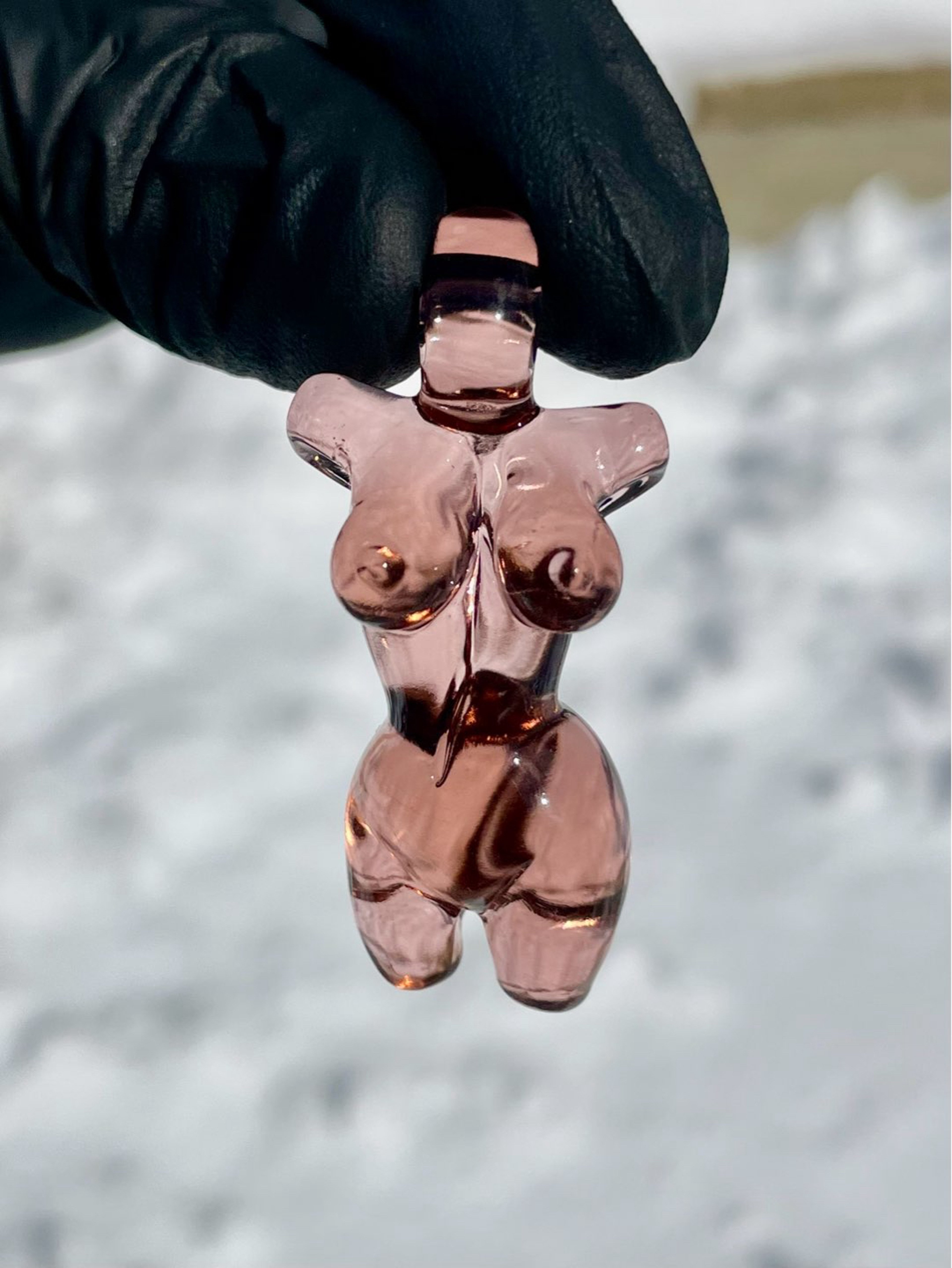 Preview pic of Brozay mini babe pendant dom greco glass