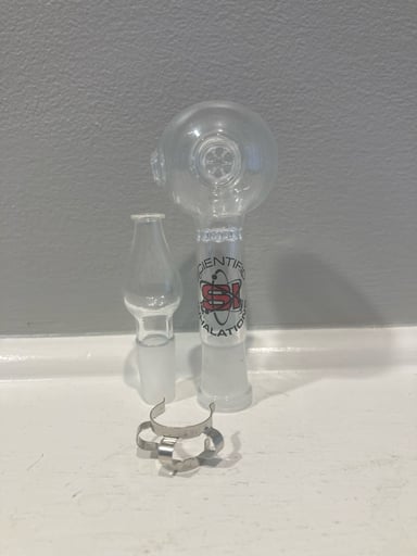 Preview pic of Scientific Inhalations Double Filtered Bowl Honeycomb screen SHIPS FREE!