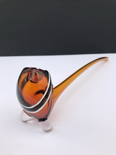Preview pic of Amber Gandalf Tobacco Glass Pipe