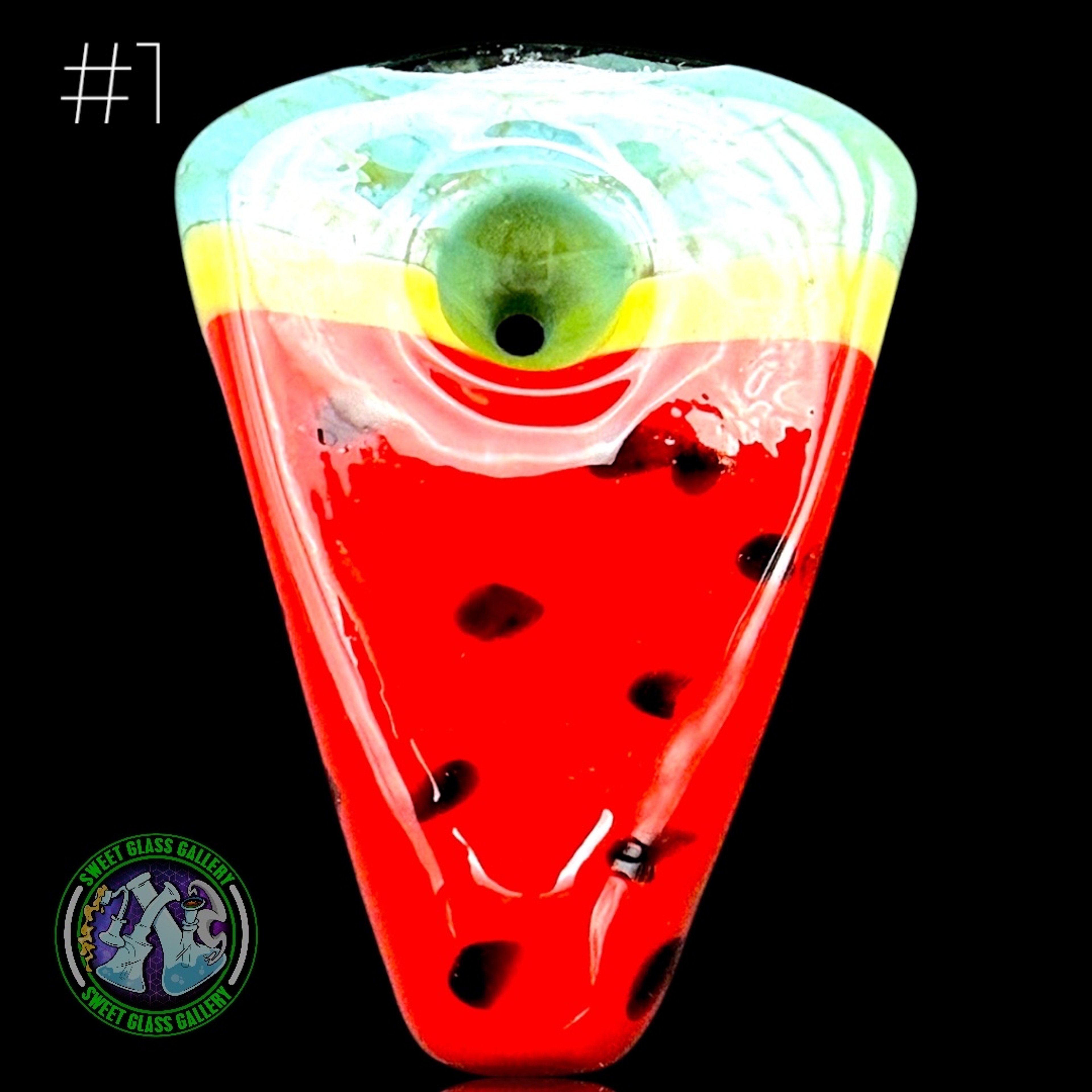 Preview pic of Empire Glassworks - Dry Pipe #1 - Watermelon