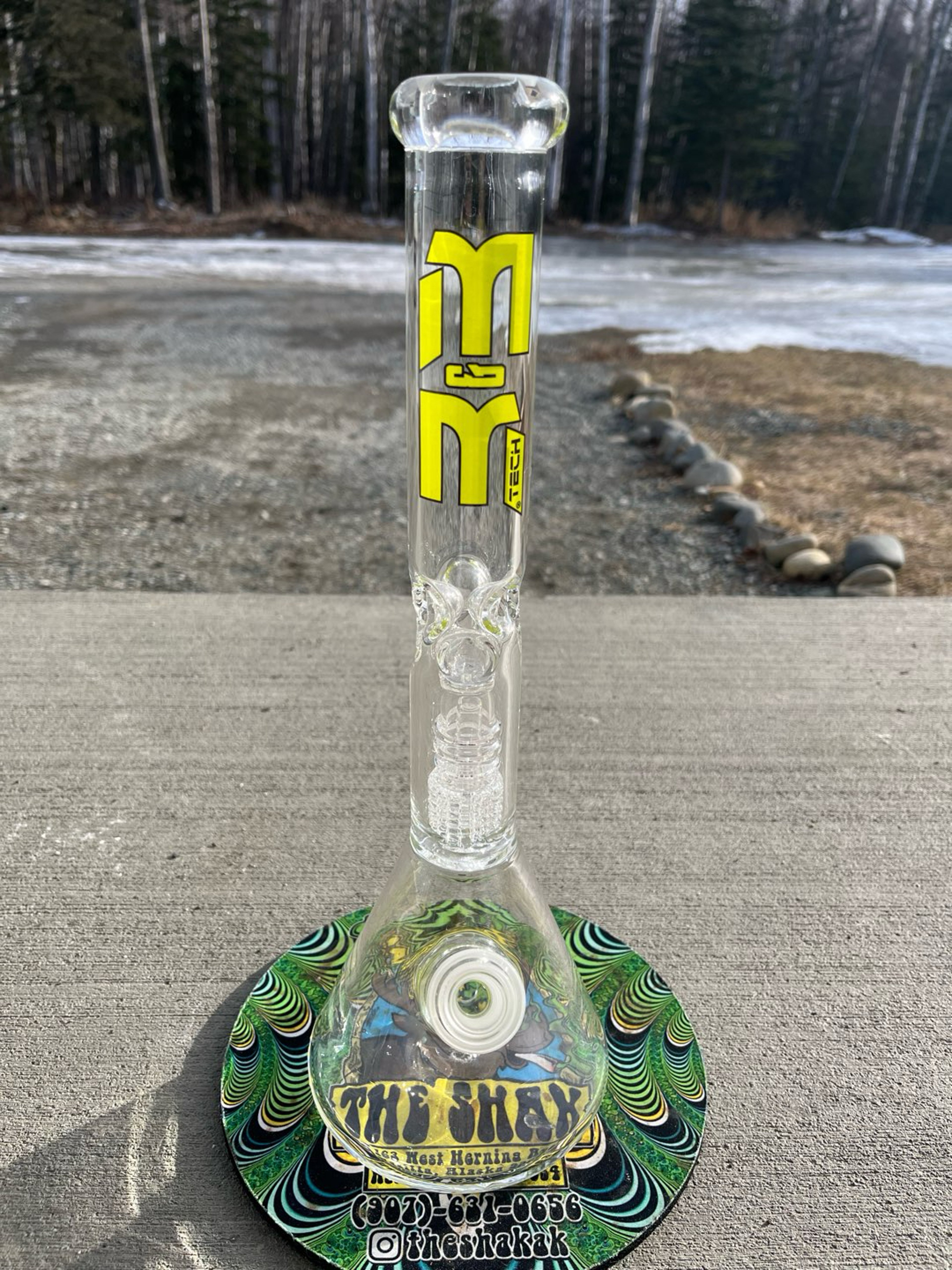 M&M Beaker W/Perulators&matching downstem image 0