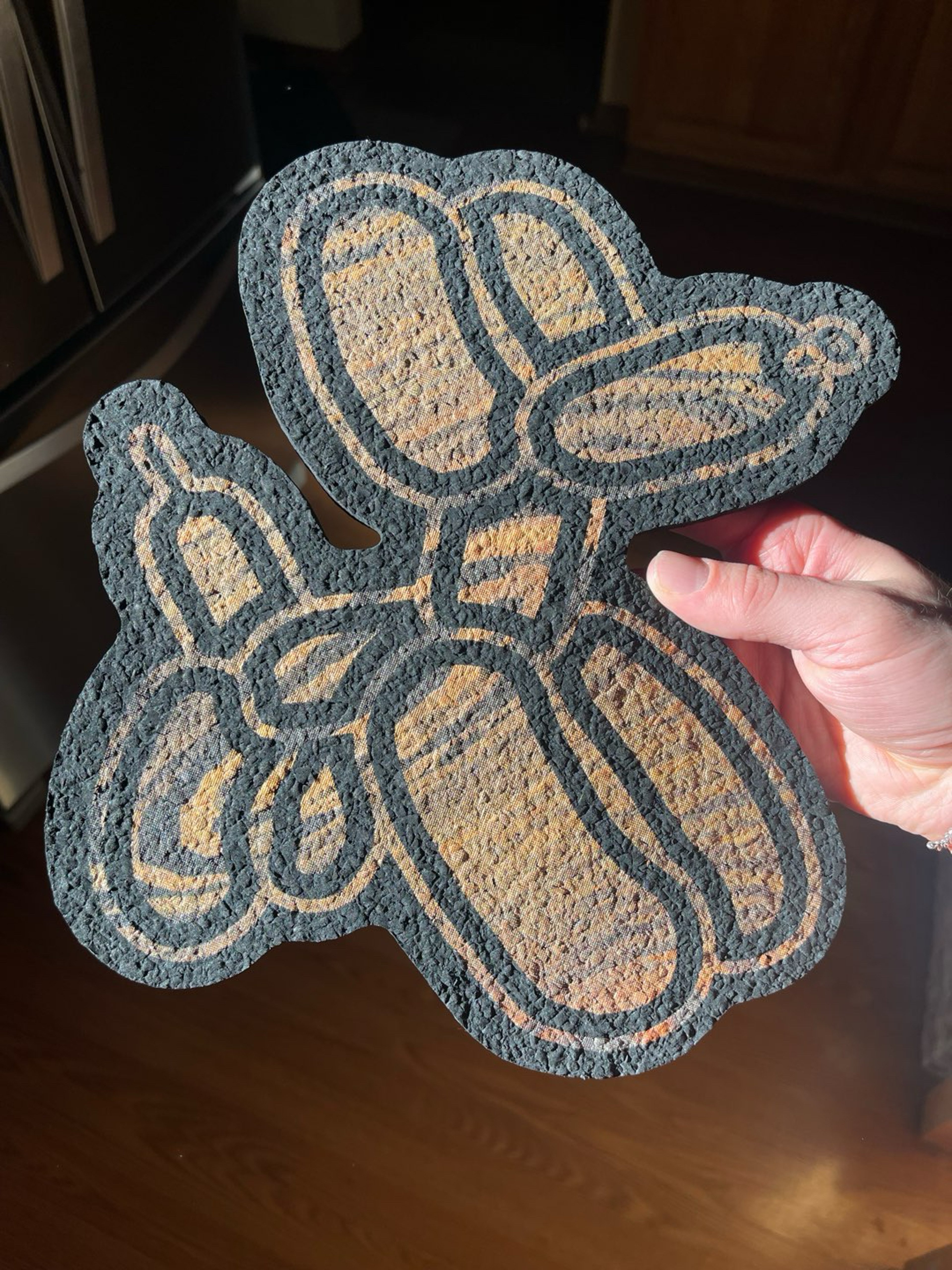 Preview pic of Blitz Wood Dog Moodmat