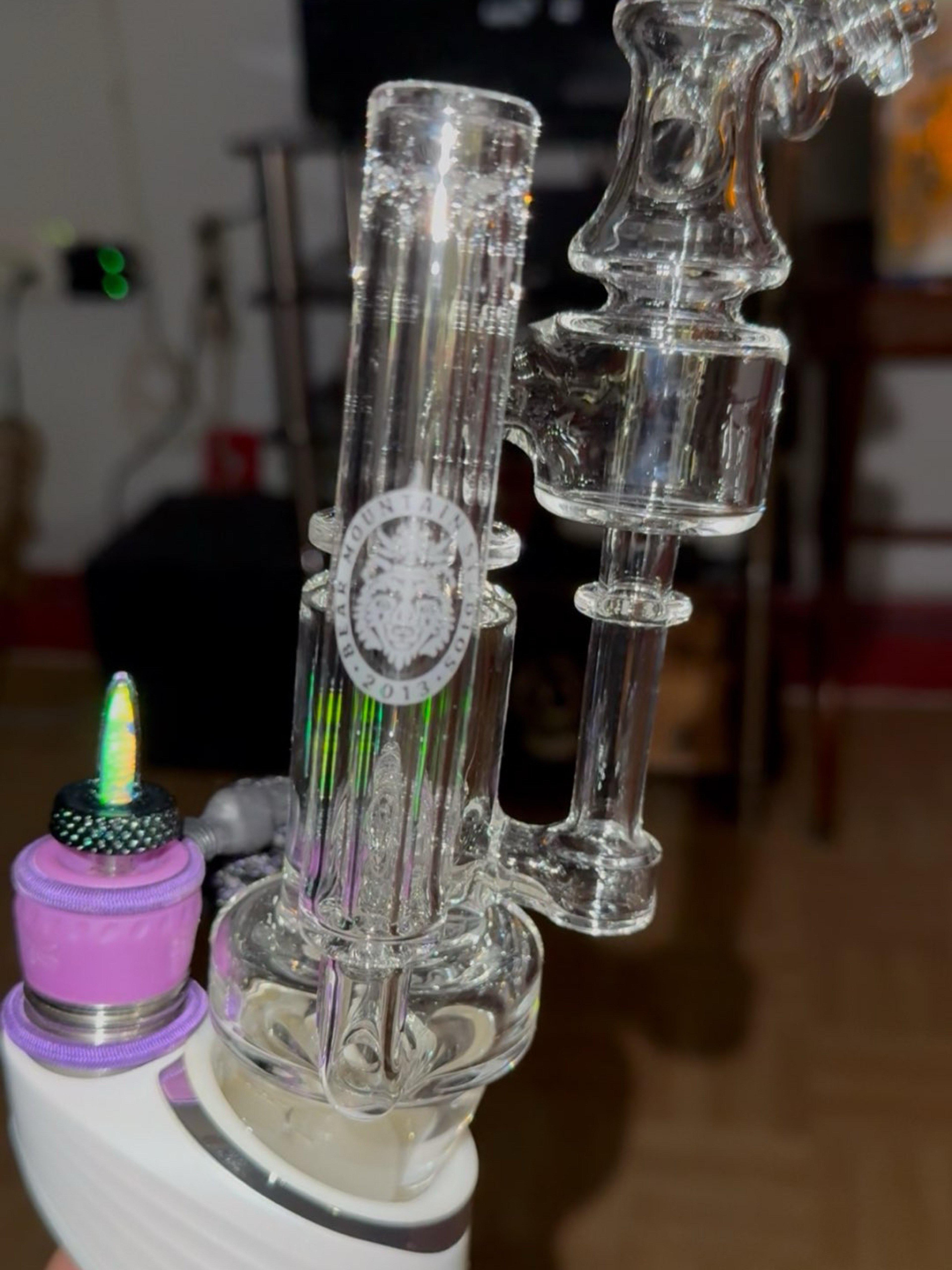 Preview pic of Bear mountain studios puffco Honey Jar RbR (puffco unit not included)