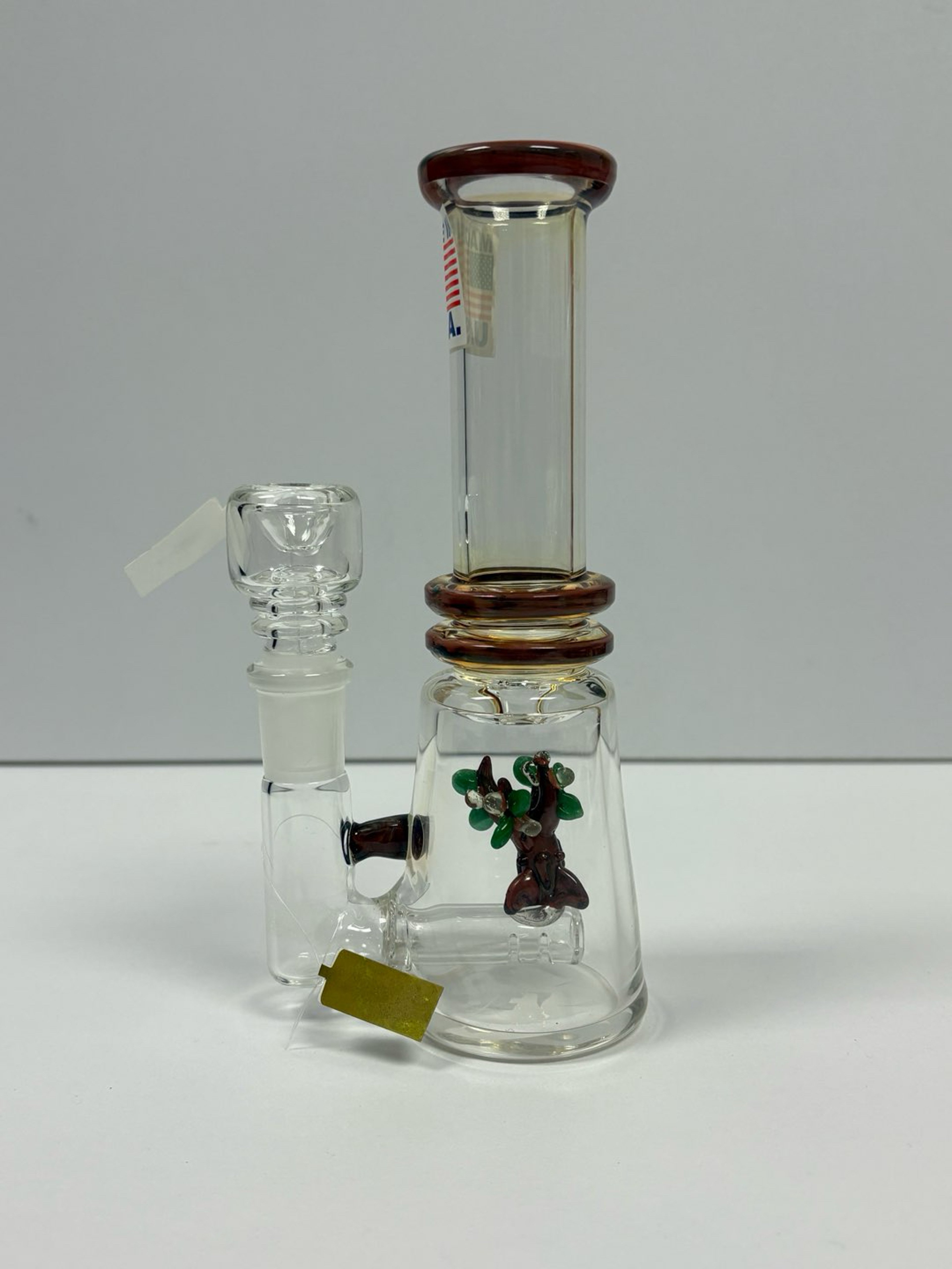 Preview pic of Empire Glassworks mini rig woods tree perc 14mm 90
