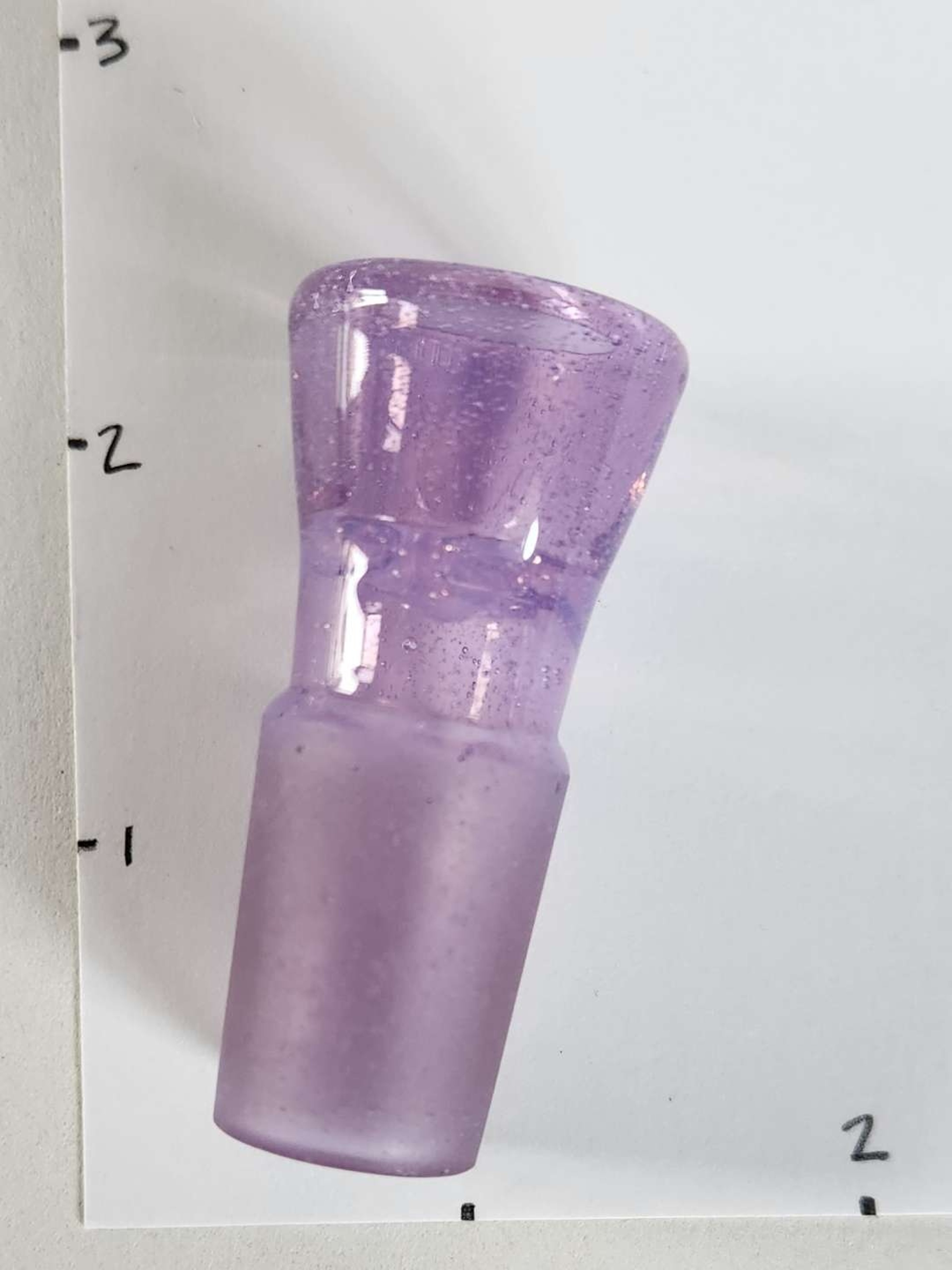 Preview pic of El Mollo Boro - 18mm Hornless Slide - Purple Lollipop