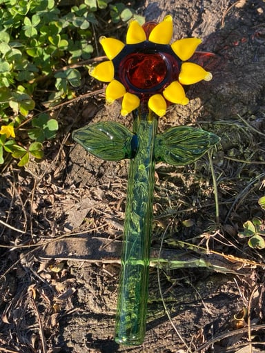 Preview pic of Sun Flower Glass pipe