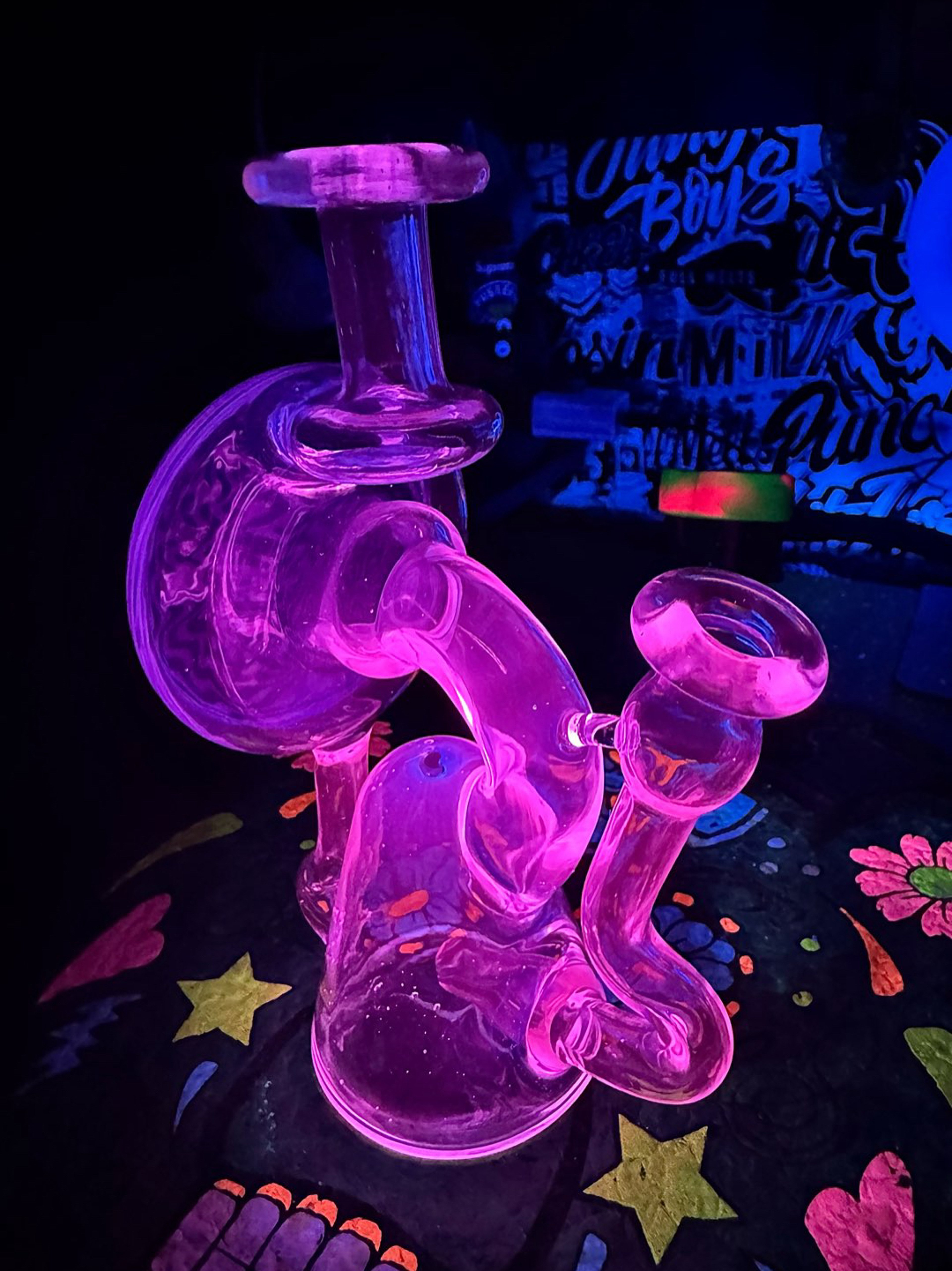 Preview pic of Dabberjones UV Wig Wag Pump Cycler 10mm (internal crack)