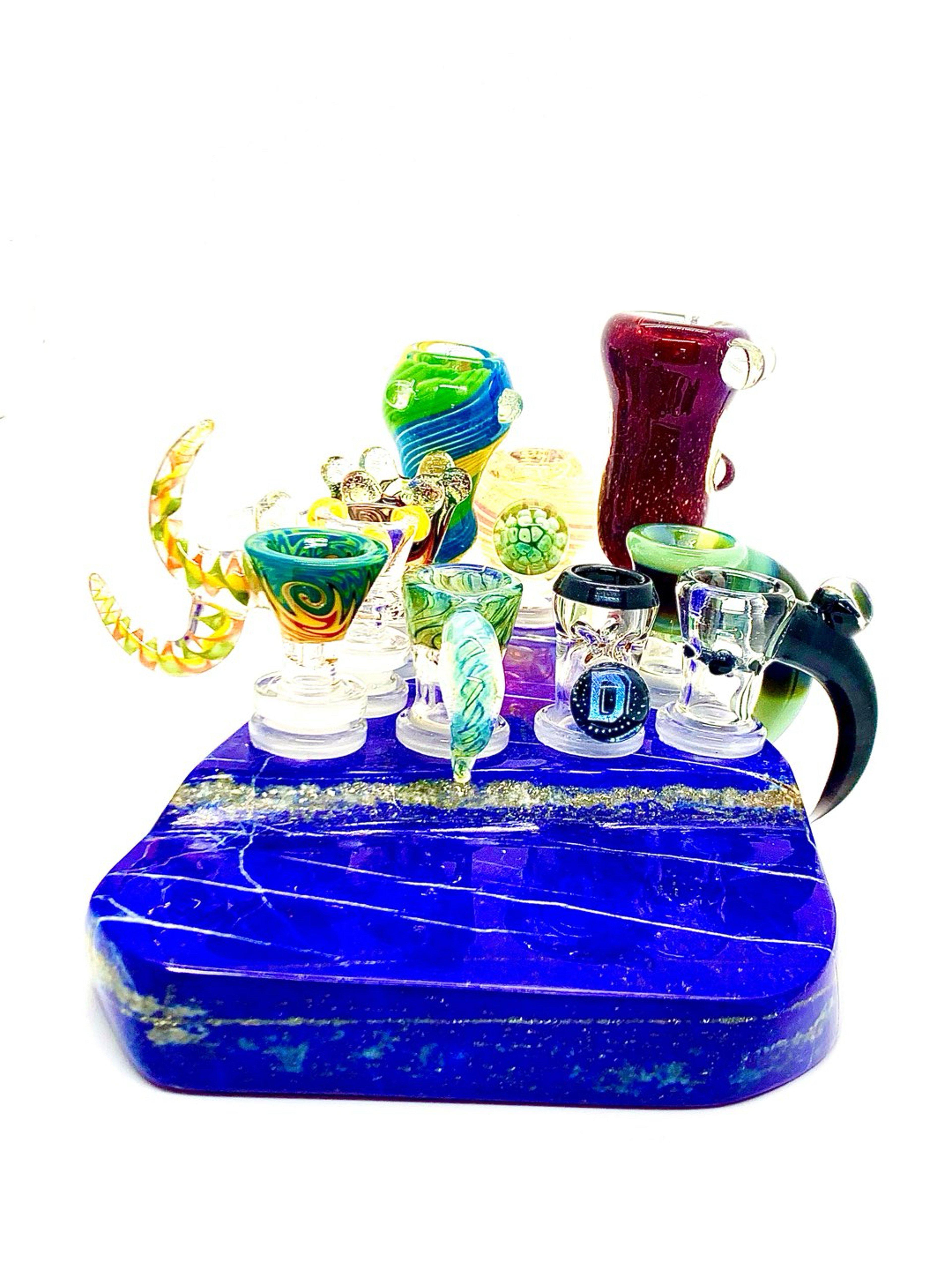 Preview pic of Lapis Lazuli 10 slide display. 18mm