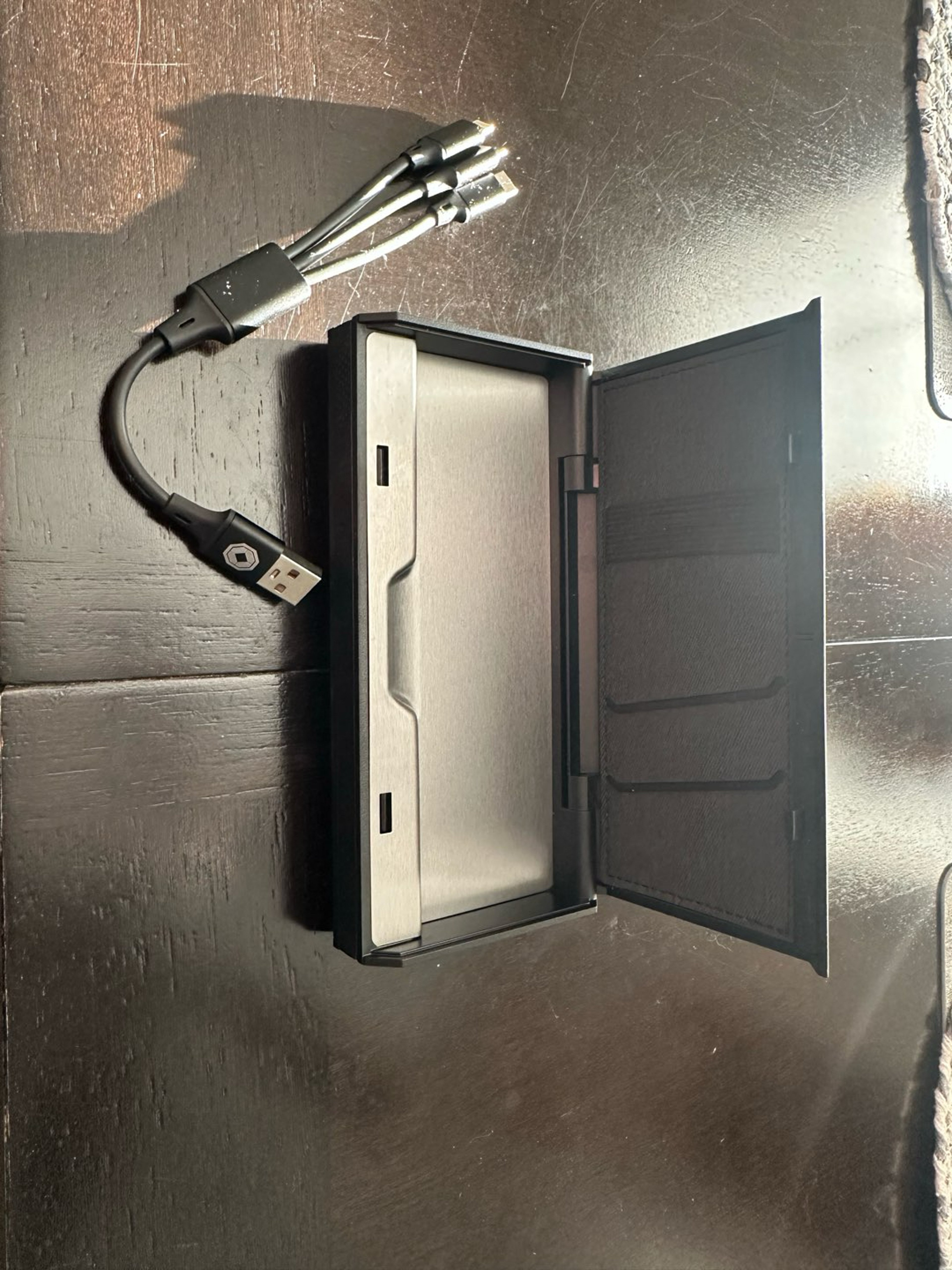 Preview pic of The Battpak by Octave - Power bank with stash compartment and wallet $30