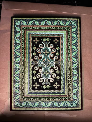 Preview pic of Dragon scale bitrug moodmat full uv glow
