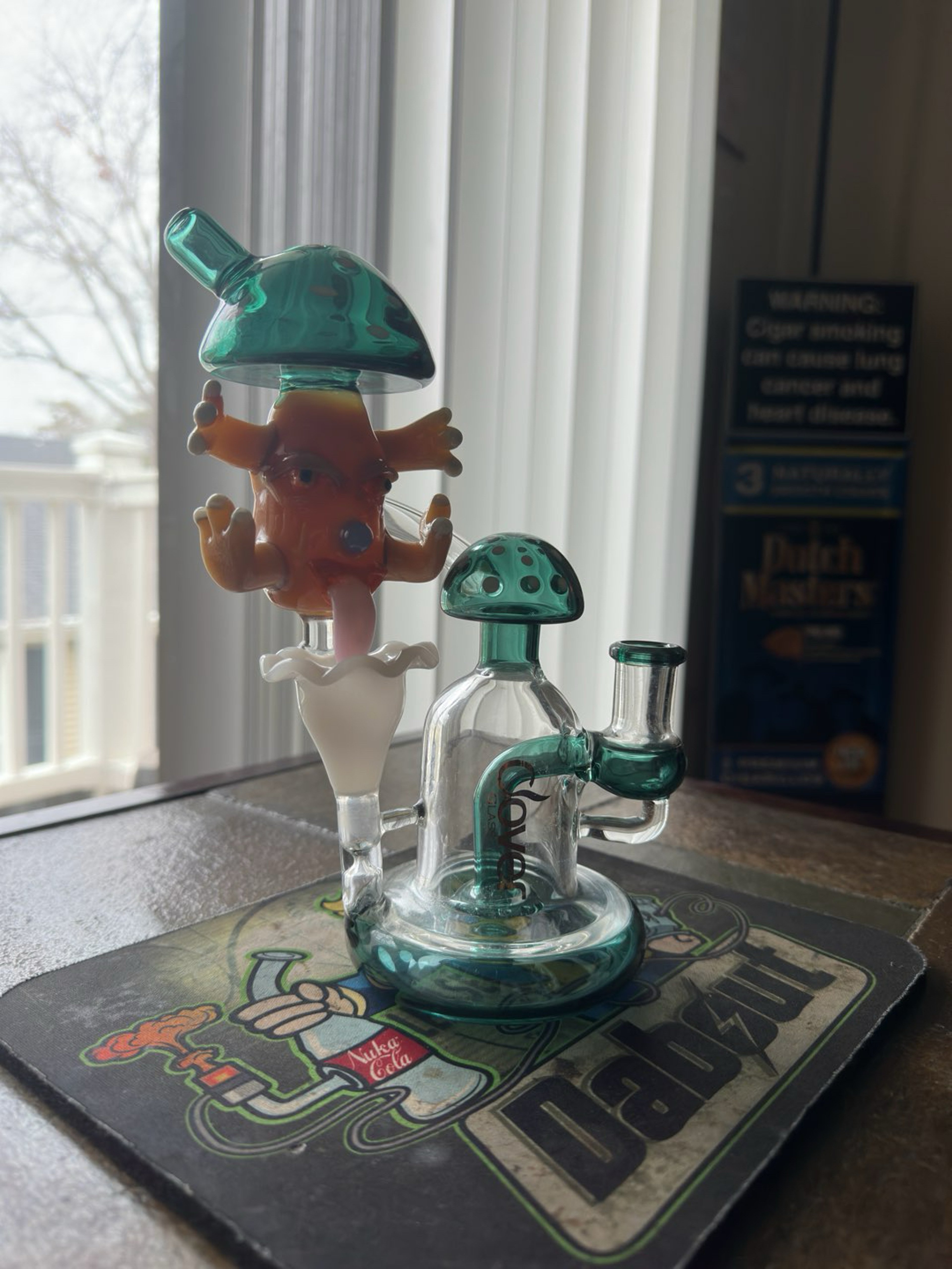 Preview pic of Clover recycler rig/ bong