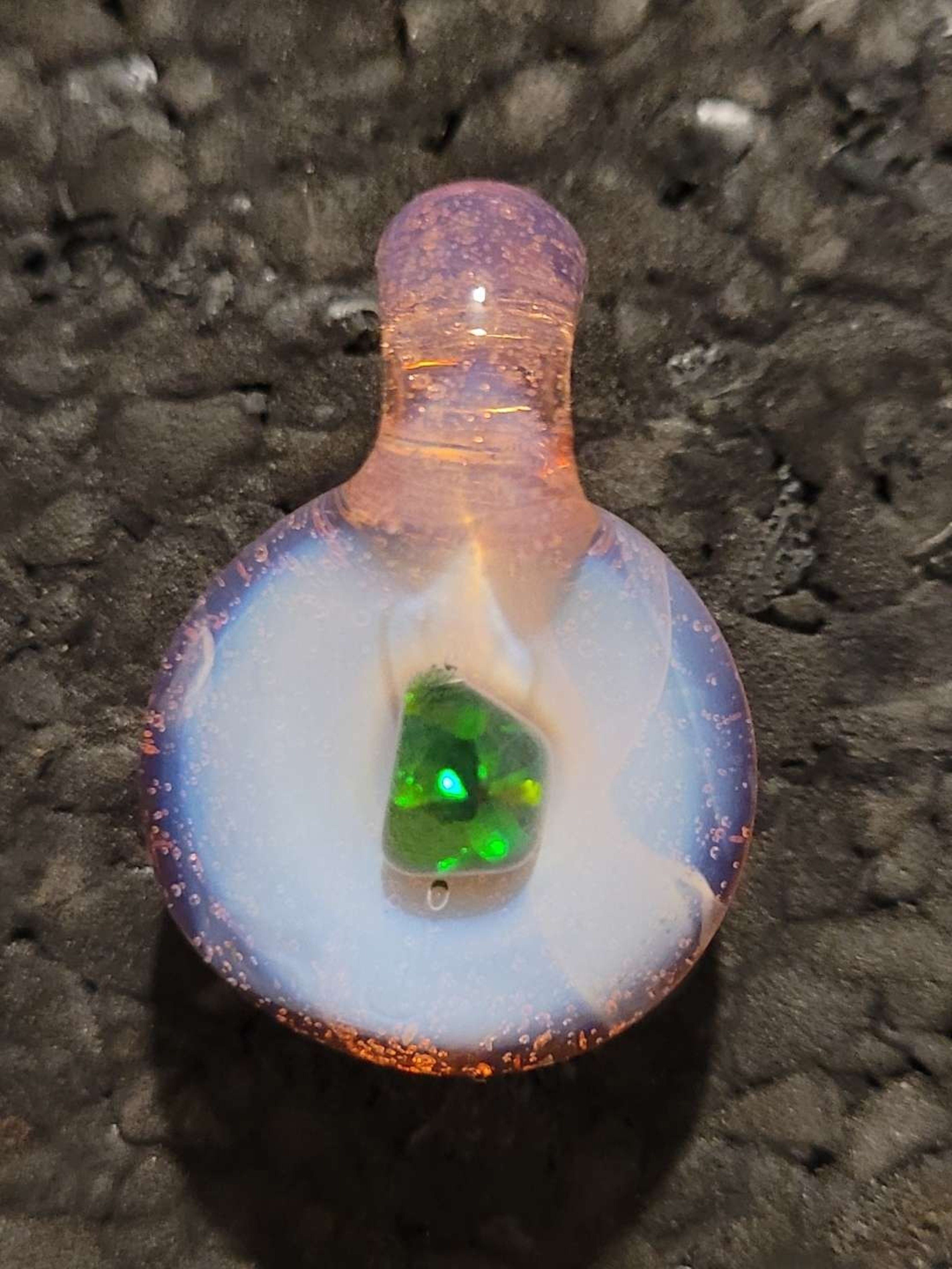 Sunset Slime CFL Opal Pendy image 0